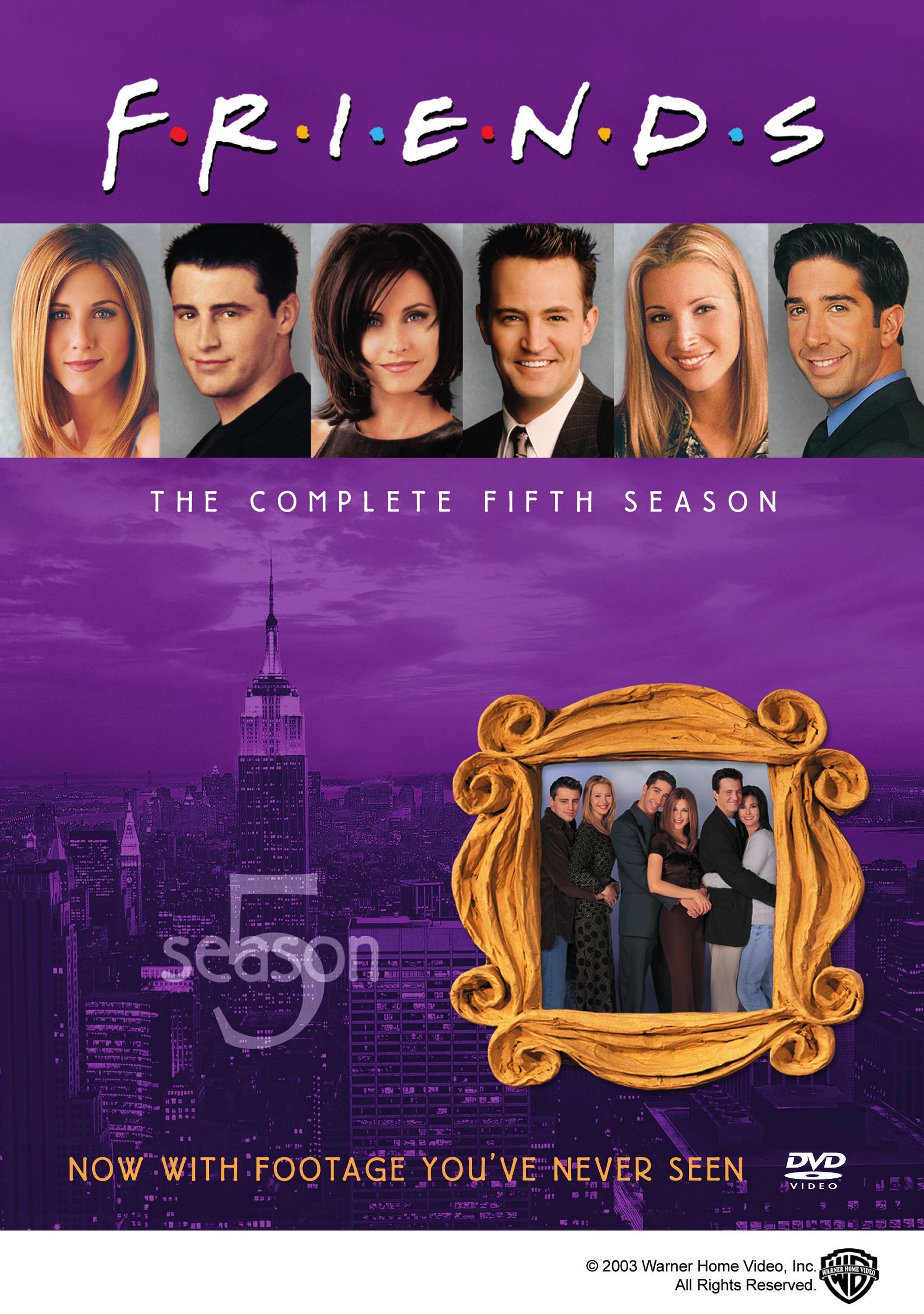 Friends: Season 5 - Extended Cut (Box Set) - DVD [ 1999 ]  - Comedy Television On DVD - TV Shows On GRUV