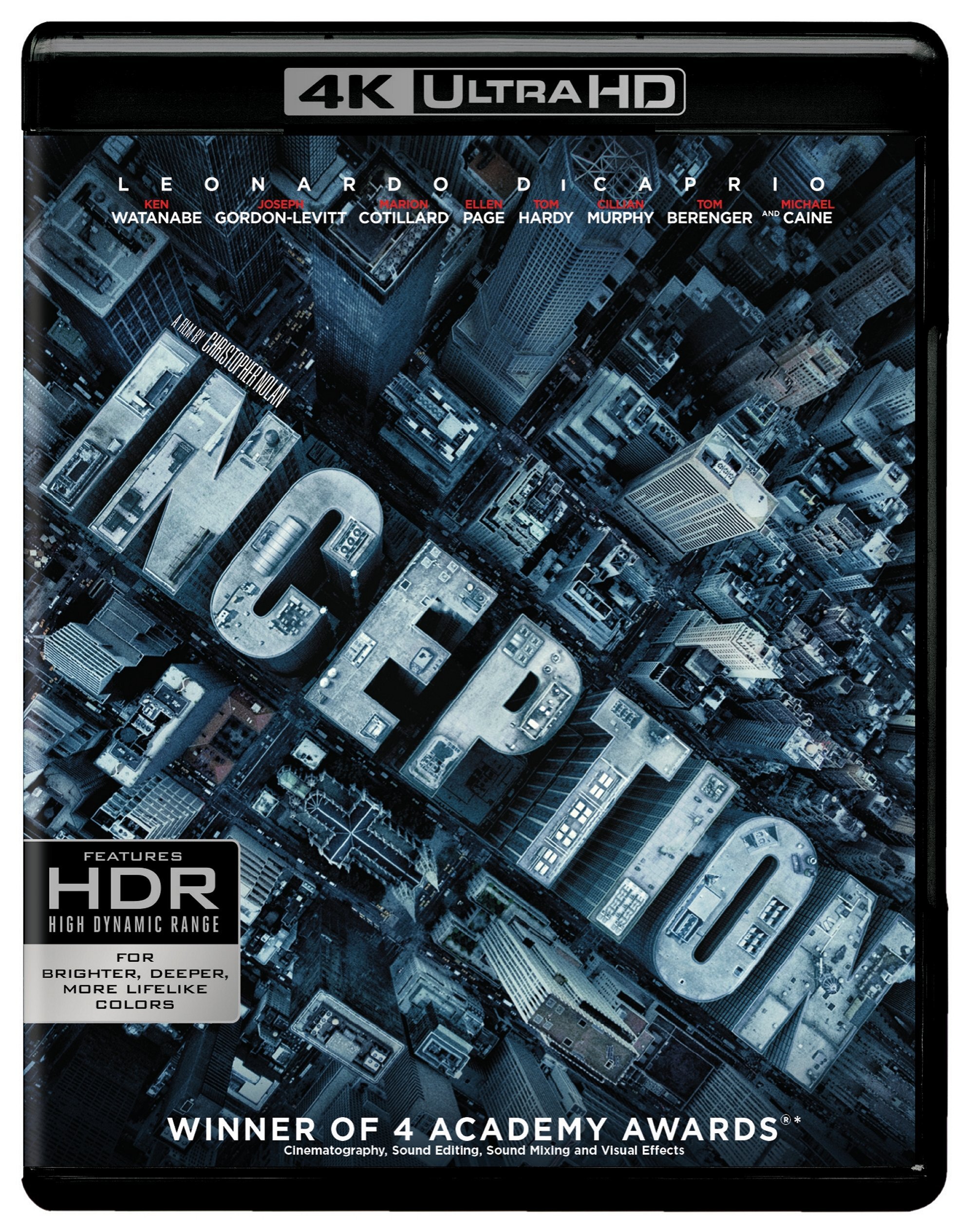 Inception (4K Ultra HD + Blu-ray) - UHD [ 2010 ]  - Sci Fi Movies On 4K Ultra HD Blu-ray - Movies On GRUV