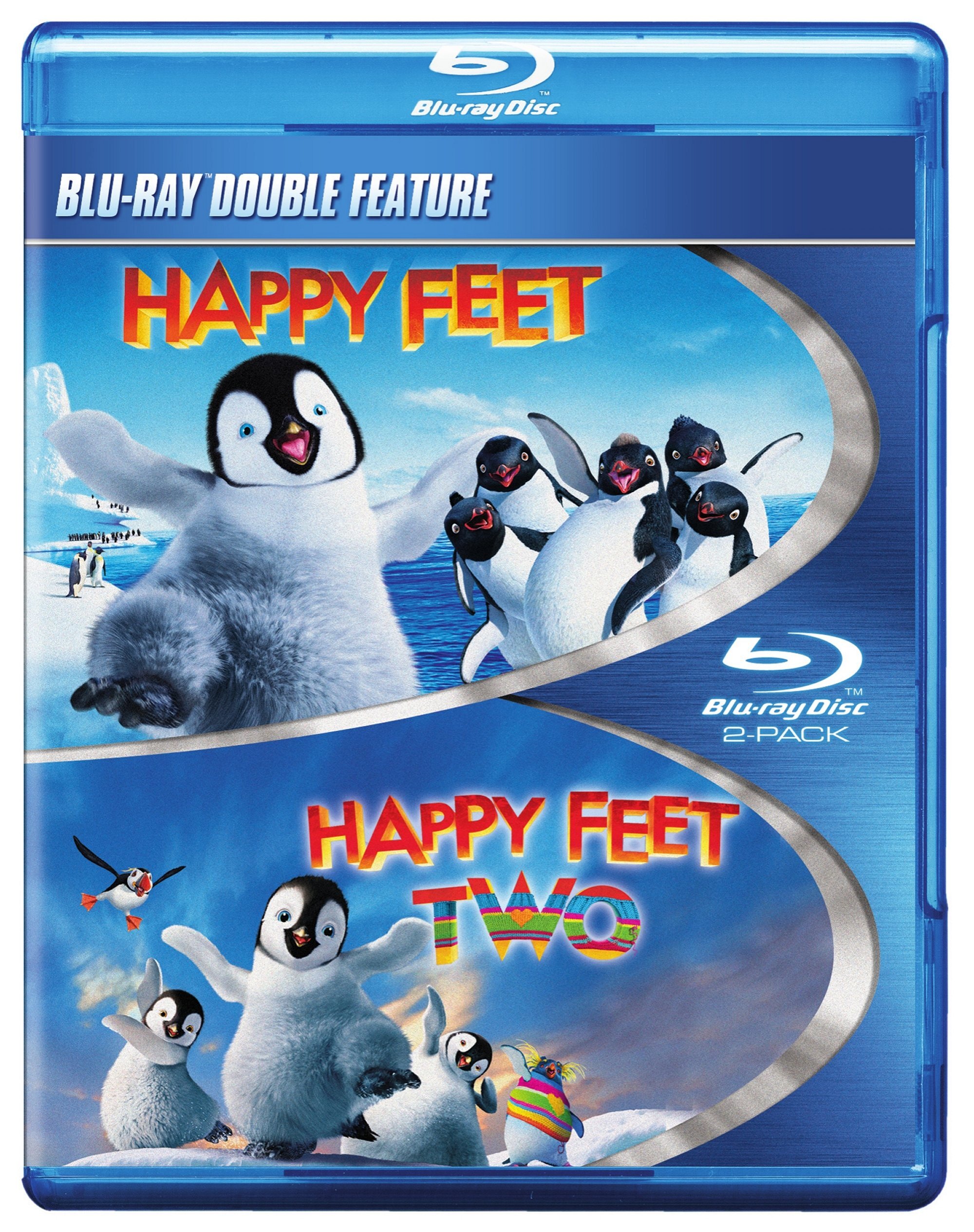 Happy Feet 1 & 2 (Blu-ray Double Feature) - Blu-ray [ 2011 ]  - Children Movies On Blu-ray - Movies On GRUV