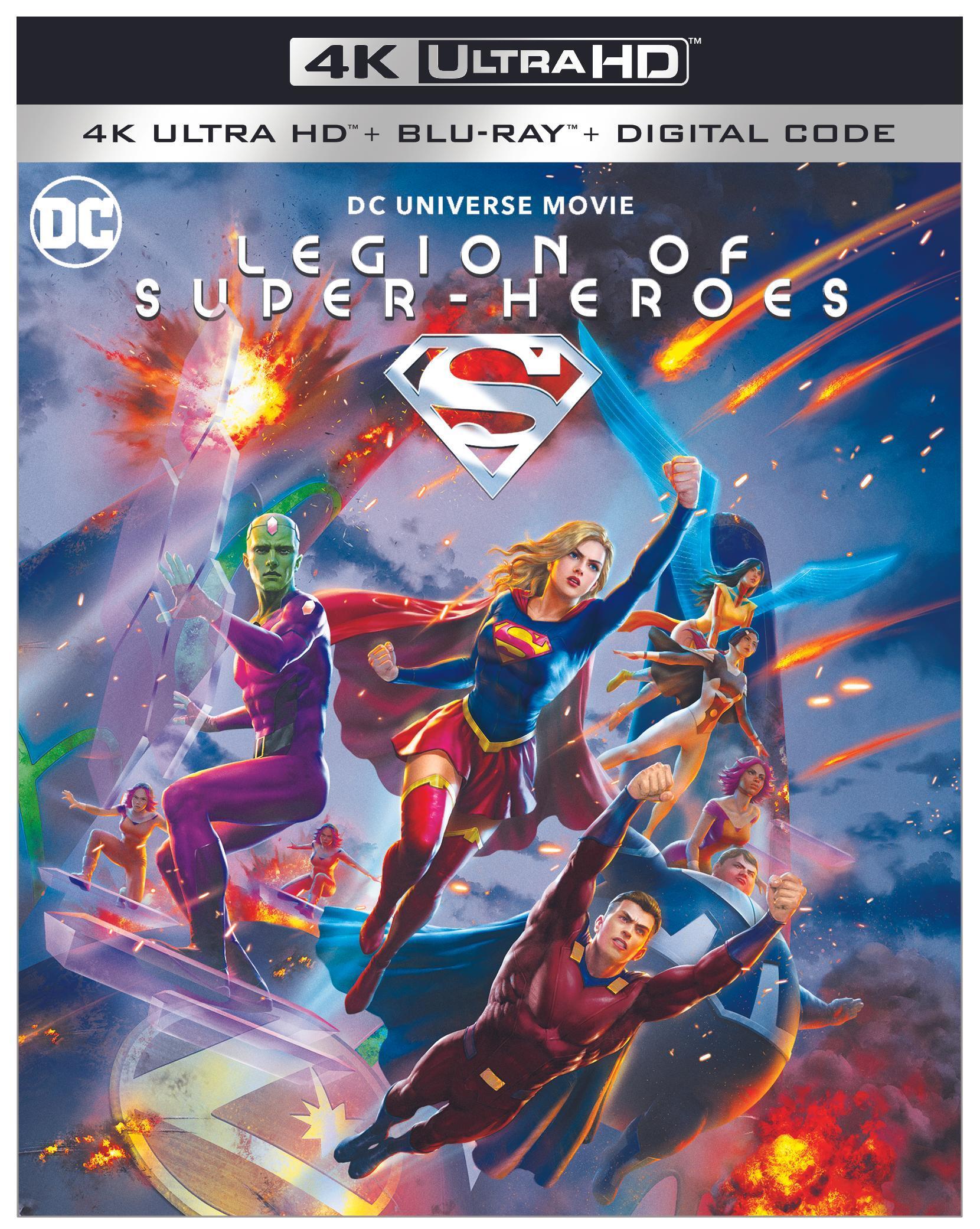 Legion Of Super-heroes (4K Ultra HD + Blu-ray) - UHD [ 2023 ]  - Animation Movies On 4K Ultra HD Blu-ray - Movies On GRUV