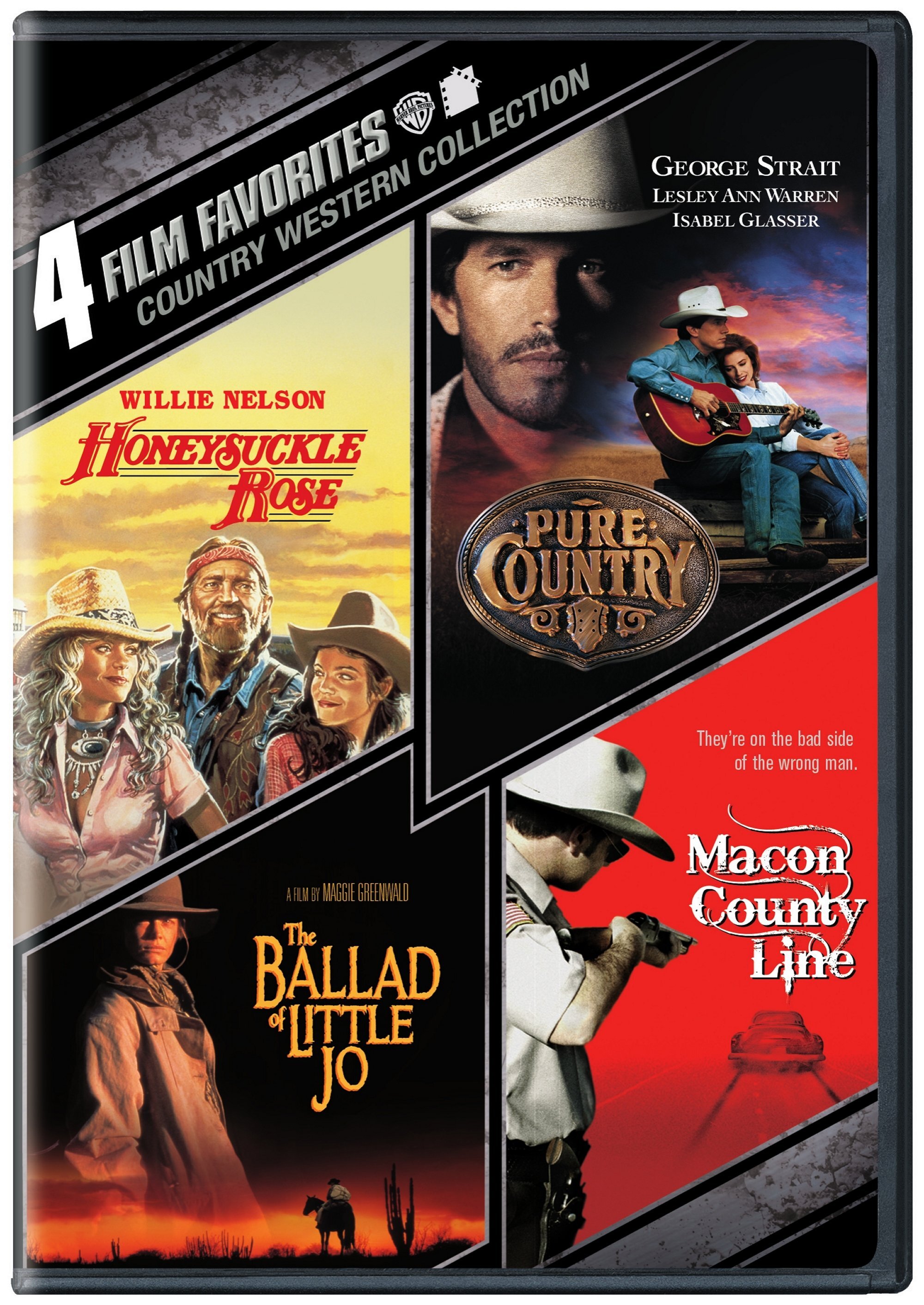 4 Film Favorites: Country Westerns (Box Set) - DVD   - Western Movies On DVD - Movies On GRUV
