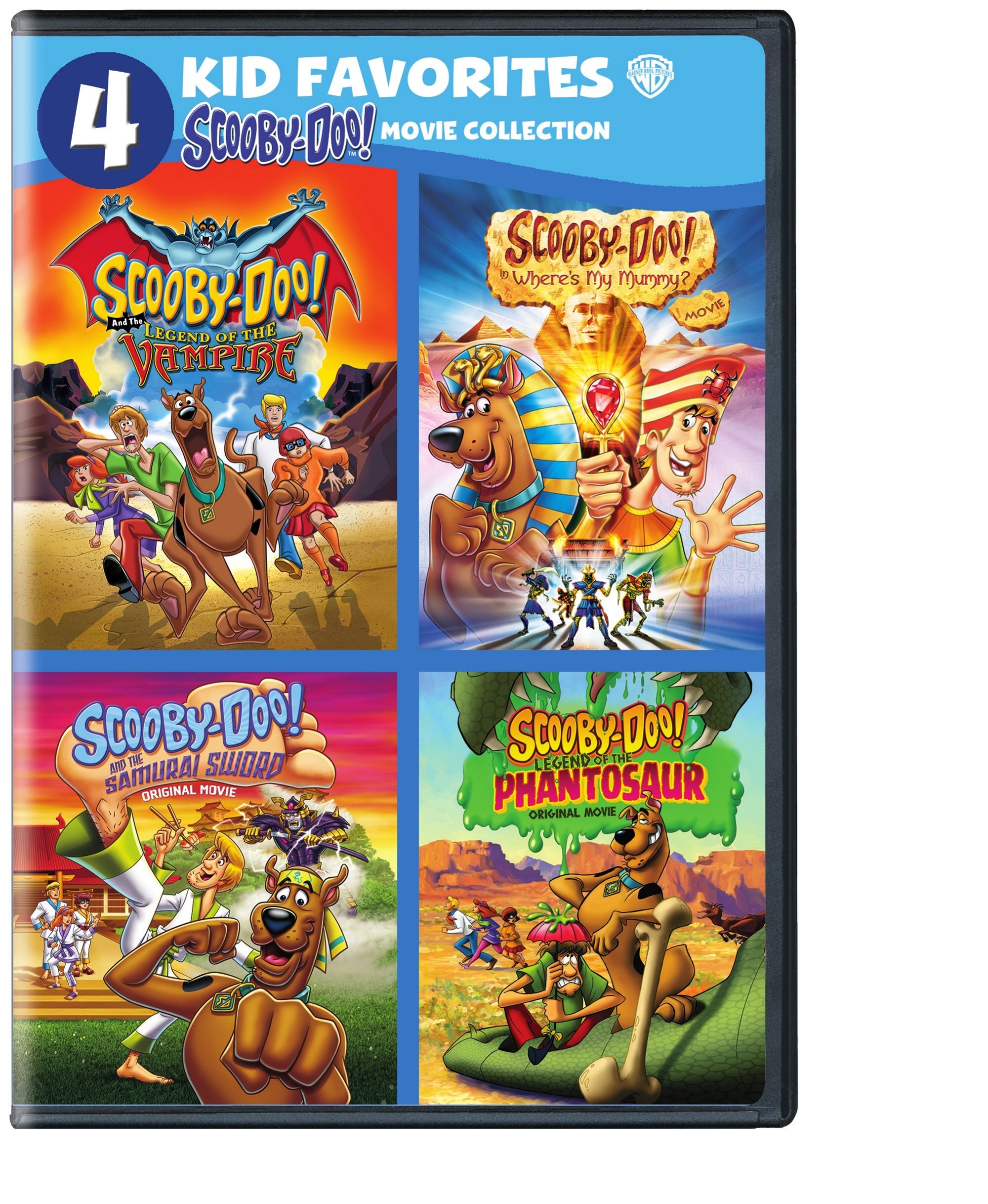 Scooby-Doo: 4 Movie Collection (Box Set) - DVD   - Children Movies On DVD - Movies On GRUV