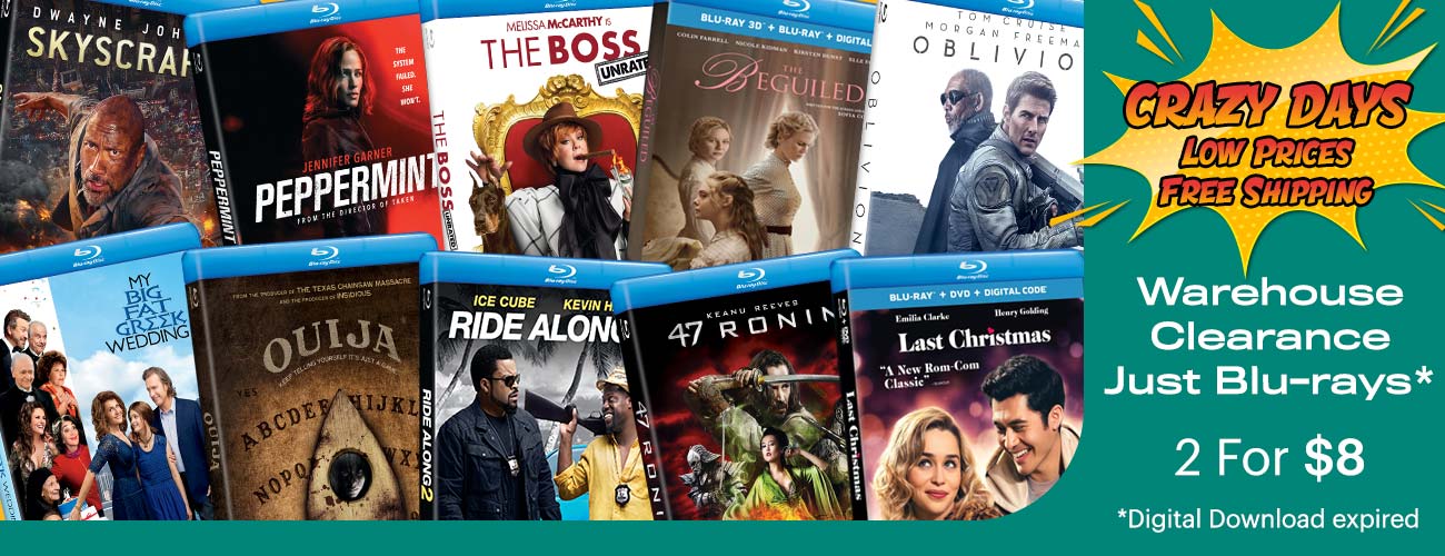 Crazy Days - 2 Blu-rays For $8 - Digital Code Expired