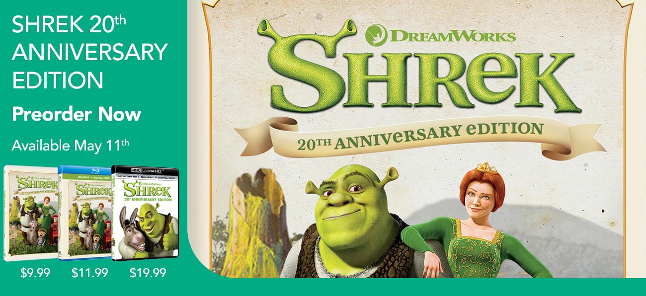 Shrek (Including 20th Anniversary Edition)
