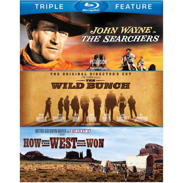 The Searchers/The Wild Bunch/How The West Was Won (Box Set) - Blu-ray [ 1969 ]  - Western Movies On Blu-ray - Movies On GRUV
