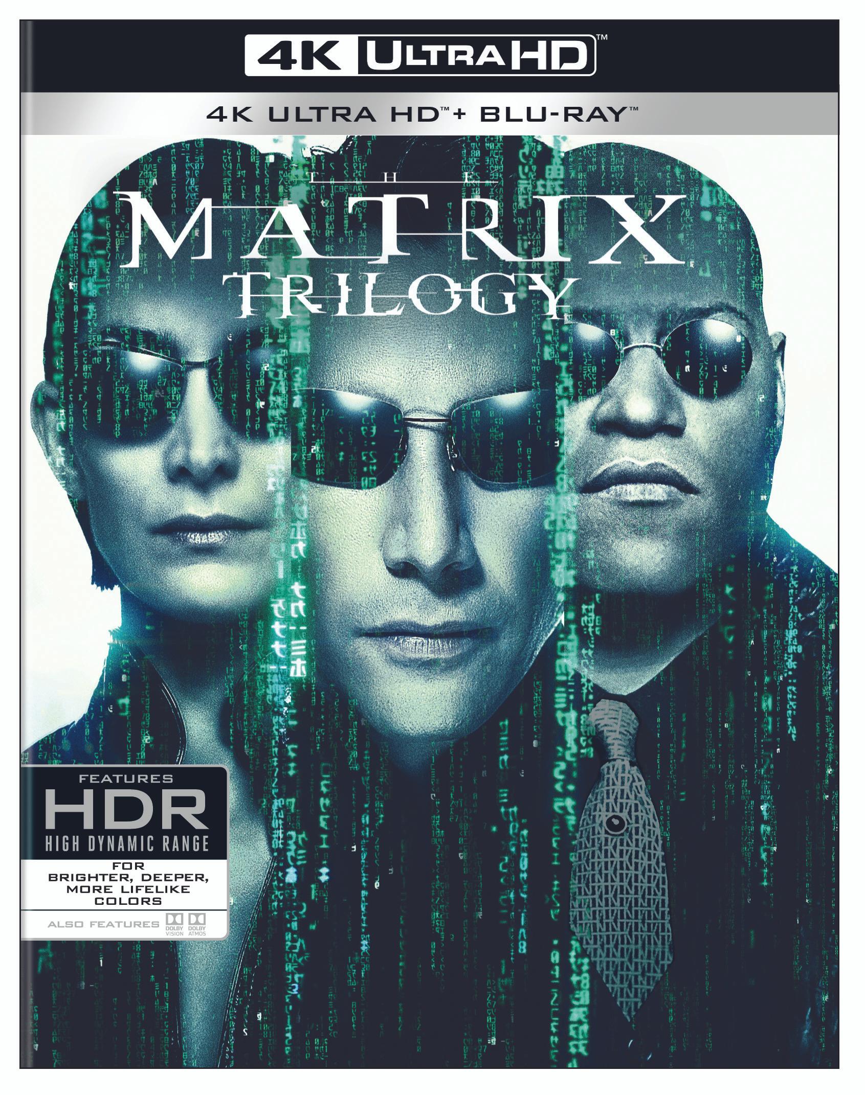 The Matrix Trilogy (4K Ultra HD + Blu-ray) - UHD [ 2003 ]  - Sci Fi Movies On Blu-ray - Movies On GRUV