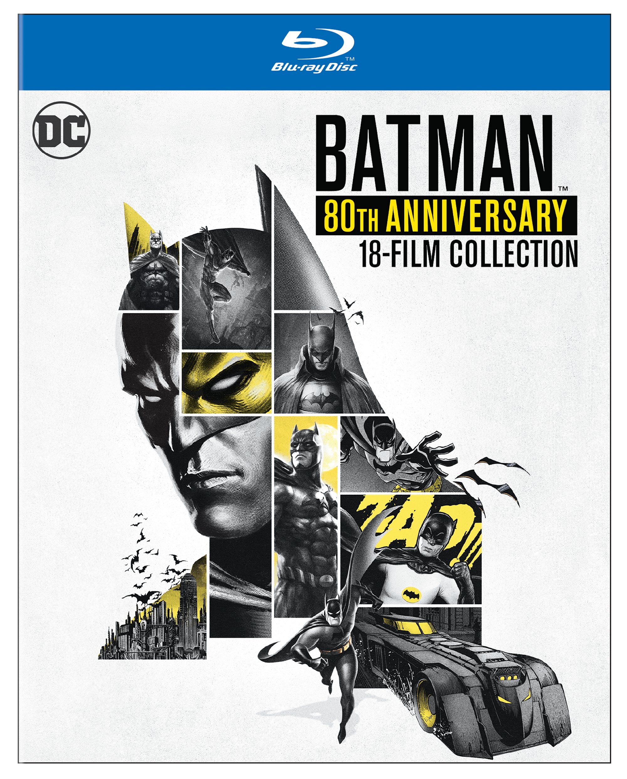 Buy Batman 80th Anniversary Animated 18-film Collectio Blu-ray | GRUV