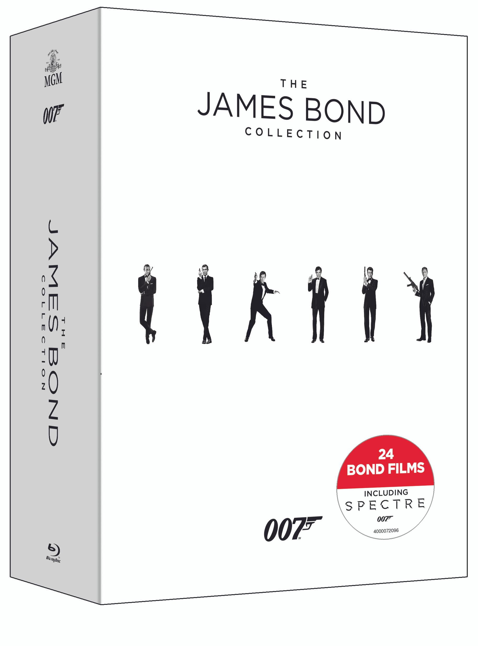 James Bond: 24-Film Collection (Box Set) - Blu-ray   - Action Movies On Blu-ray - Movies On GRUV
