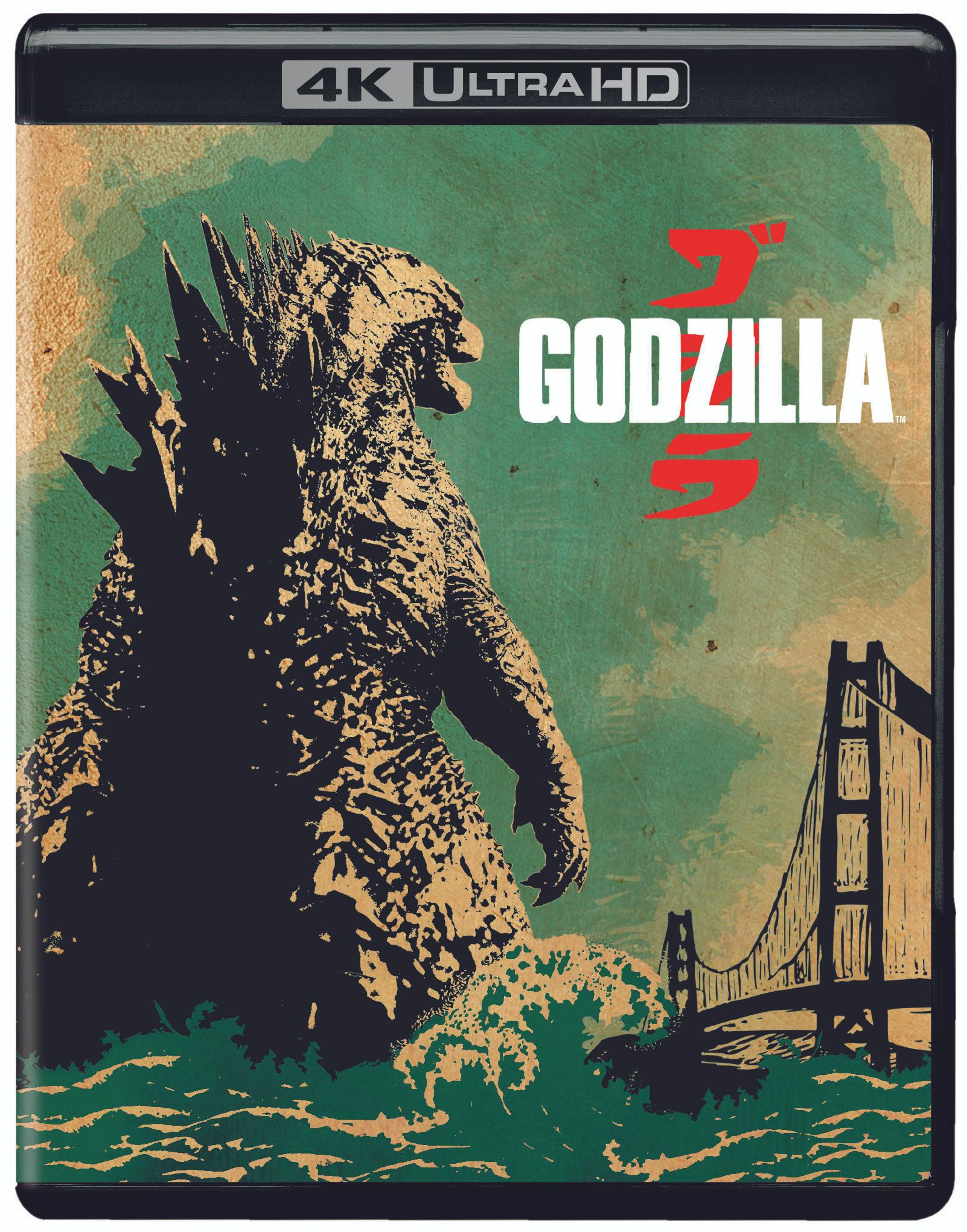 Godzilla (4K Ultra HD + Blu-ray + Digital Copy) - UHD [ 2014 ]  - Sci Fi Movies On 4K Ultra HD Blu-ray - Movies On GRUV