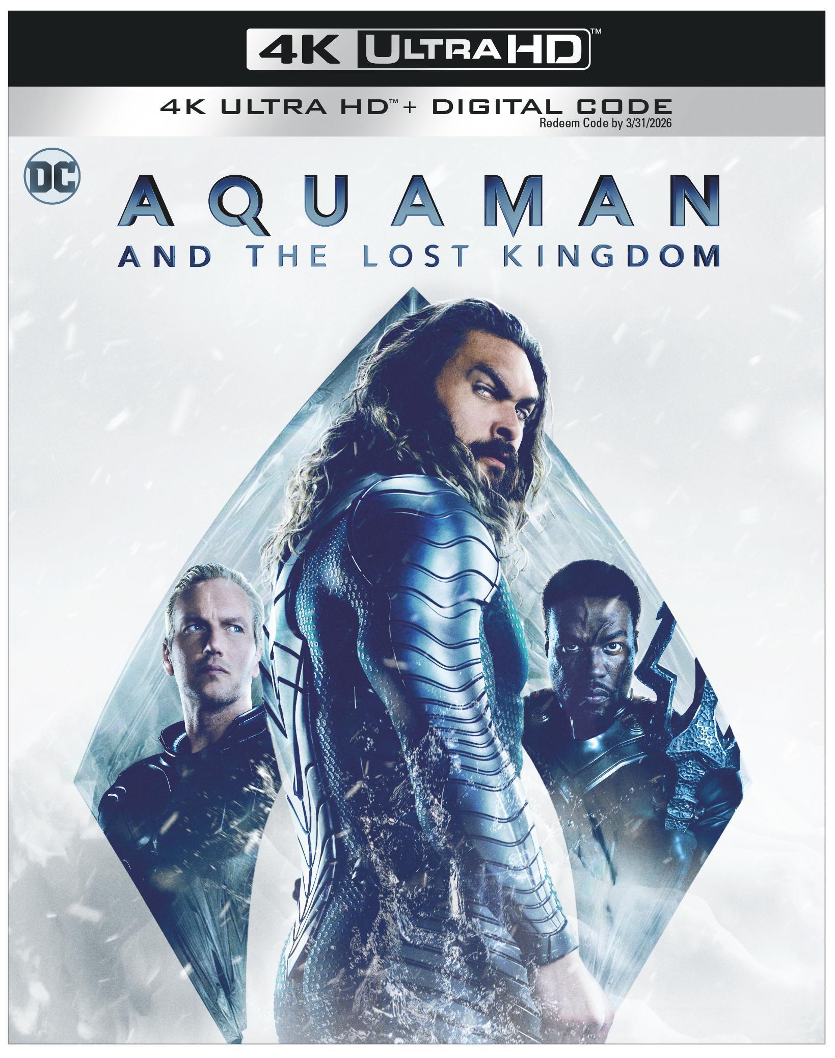 Aquaman And The Lost Kingdom (4K Ultra HD) - UHD   - Adventure Movies On 4K Ultra HD Blu-ray - Movies On GRUV