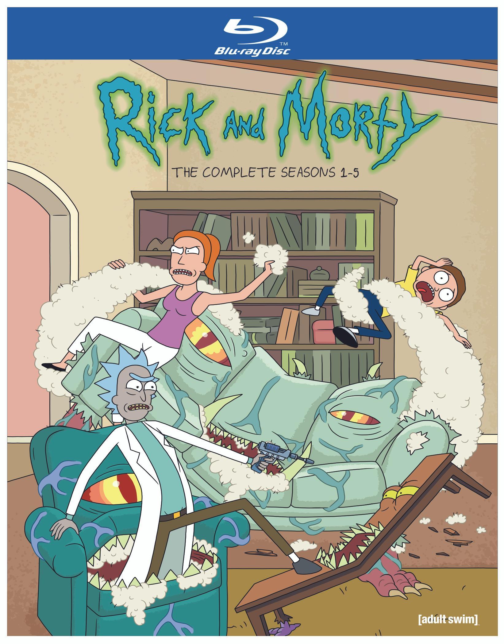Rick And Morty: Seasons 1-5 (Box Set) - Blu-ray [ 2021 ]  - Comedy Television On Blu-ray - TV Shows On GRUV
