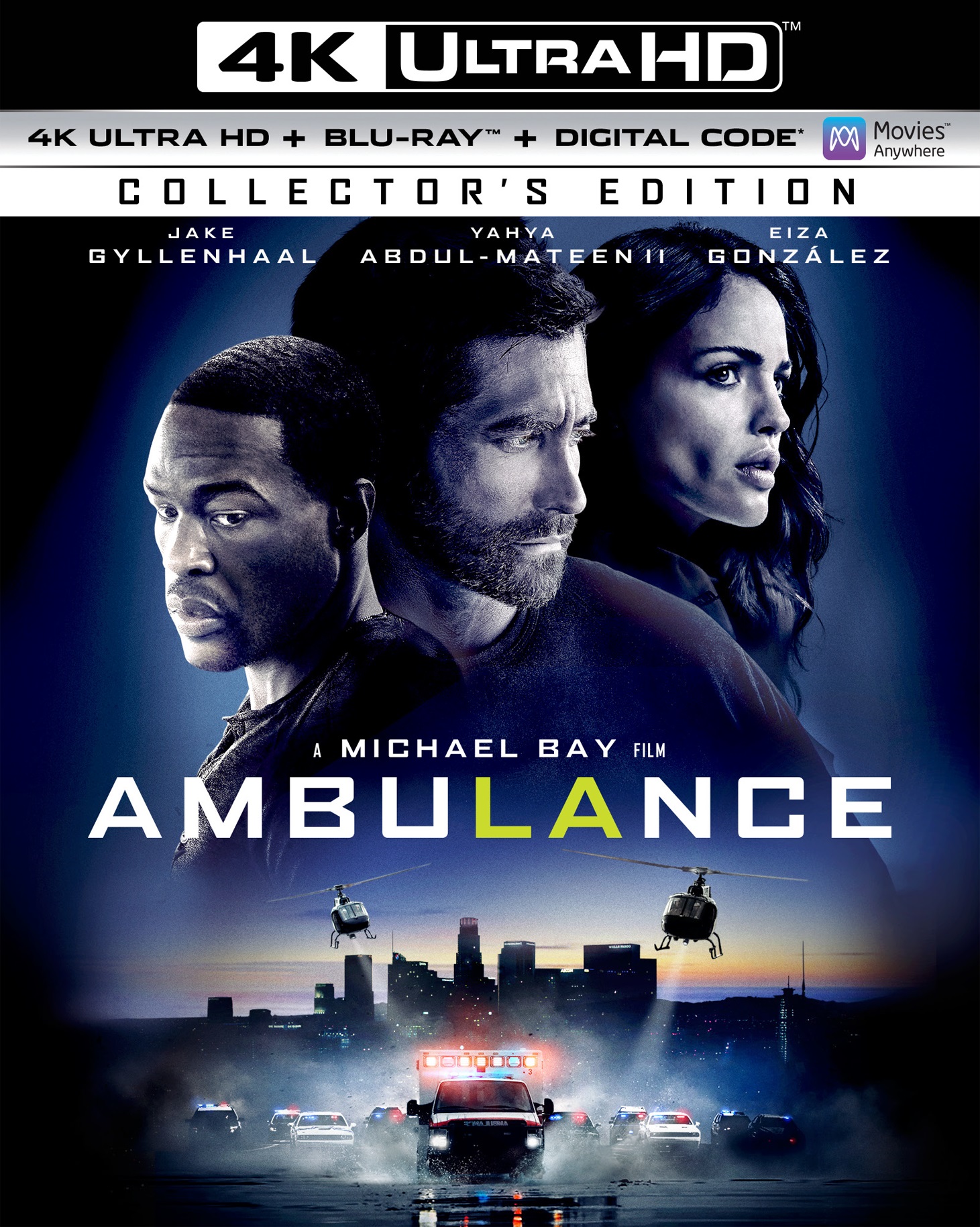Ambulance (4K Ultra HD + Blu-ray) - UHD [ 2022 ]  - Thriller Movies On 4K Ultra HD Blu-ray - Movies On GRUV