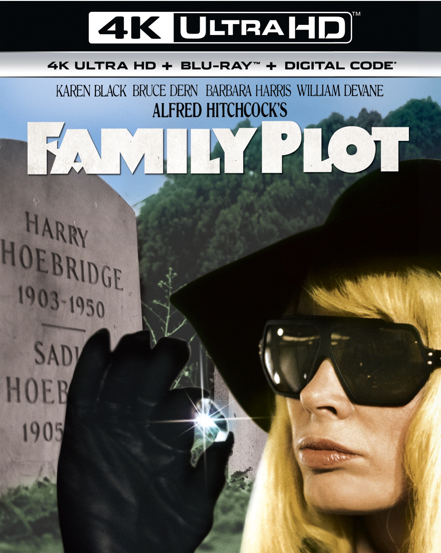 Family Plot (4K Ultra HD + Blu-ray) - UHD [ 1976 ]  - Thriller Movies On 4K Ultra HD Blu-ray - Movies On GRUV