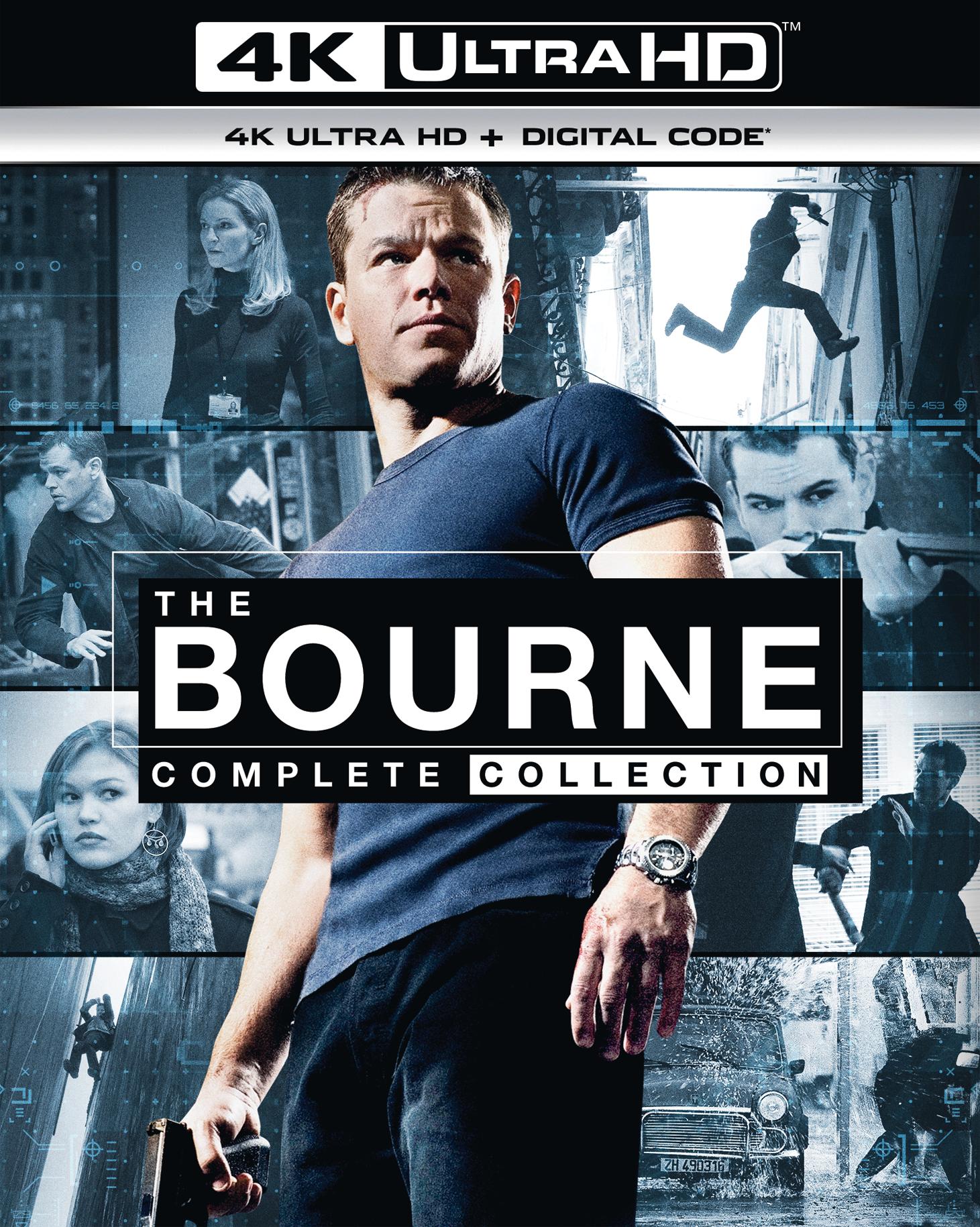 The Bourne Complete Collection (4K UHD + Blu-ray) - UHD [ 2016 ]  - Thriller Movies On 4K Ultra HD Blu-ray - Movies On GRUV