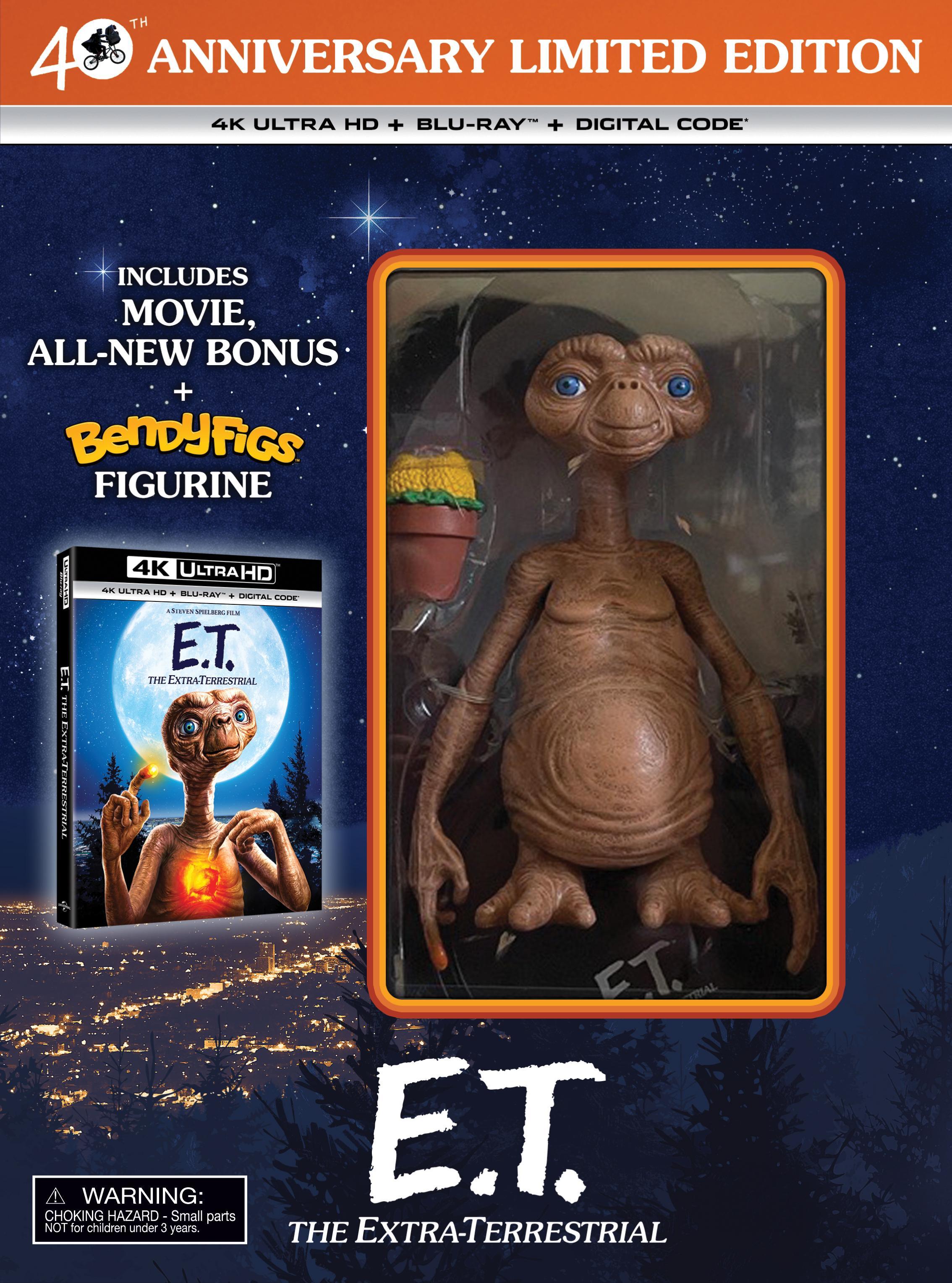 E.T. The Extra-Terrestrial - 40th Anniversary Limited Edition Gift Set (4K Ultra HD + Blu-ray With B   - Sci Fi Movies On 4K Ultra HD Blu-ray - Movies
