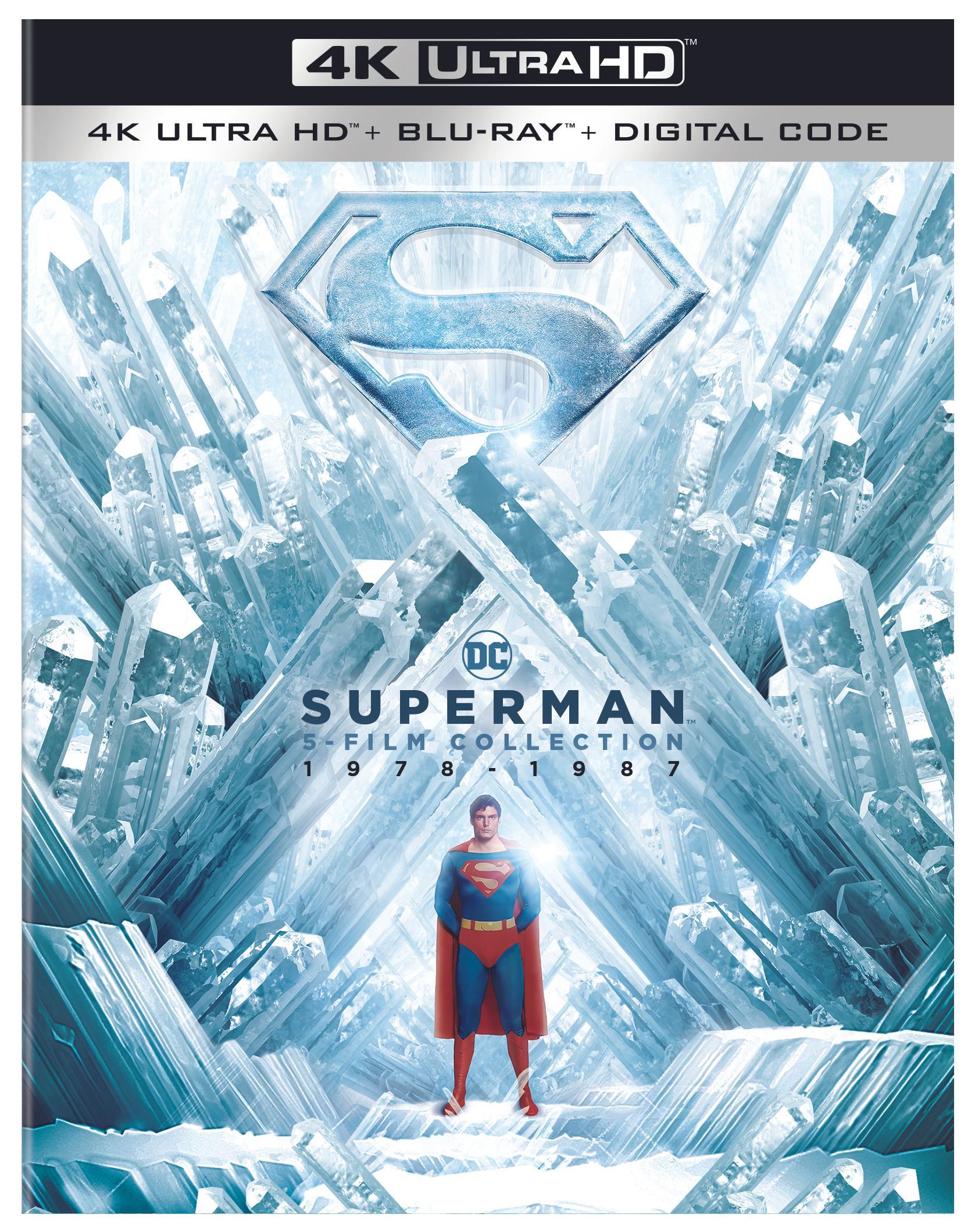 Superman 5-film Collection (4K Ultra HD + Blu-ray + Digital Download) - UHD   - Adventure Movies On 4K Ultra HD Blu-ray - Movies On GRUV