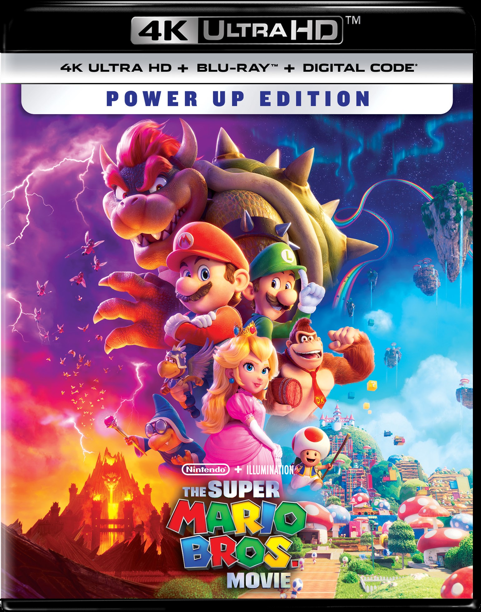 The Super Mario Bros. Movie (4K Ultra HD + Blu-ray) - UHD [ 2023 ]  - Animation Movies On 4K Ultra HD Blu-ray - Movies On GRUV