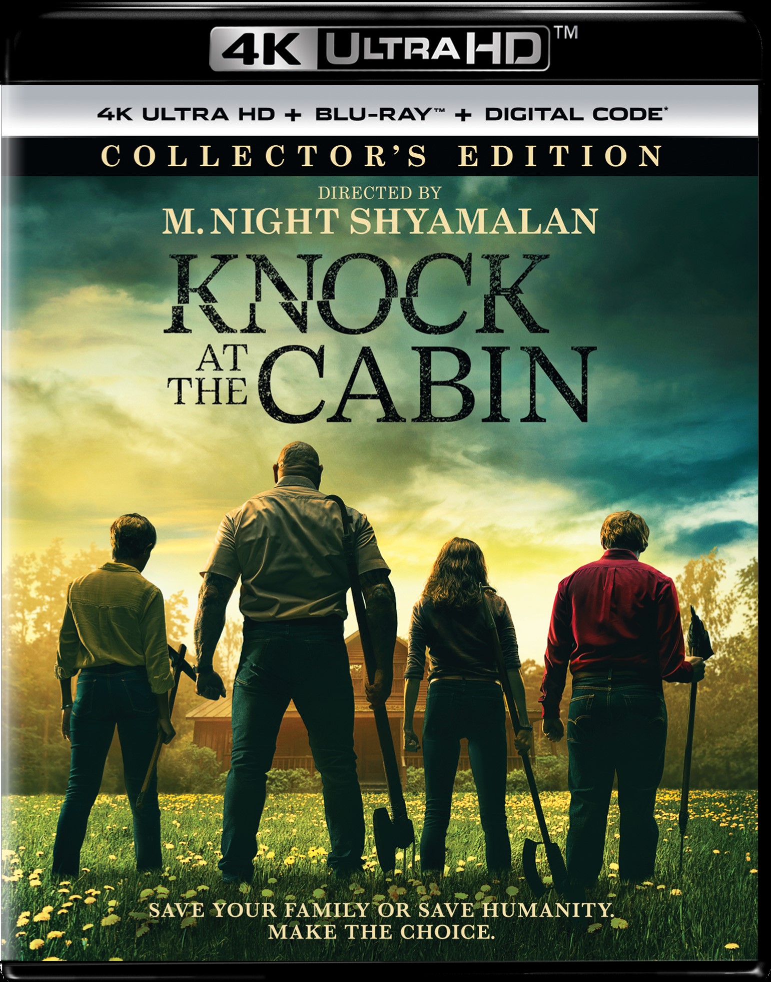 Knock At The Cabin (4K Ultra HD + Blu-ray) - UHD [ 2023 ]  - Horror Movies On 4K Ultra HD Blu-ray - Movies On GRUV