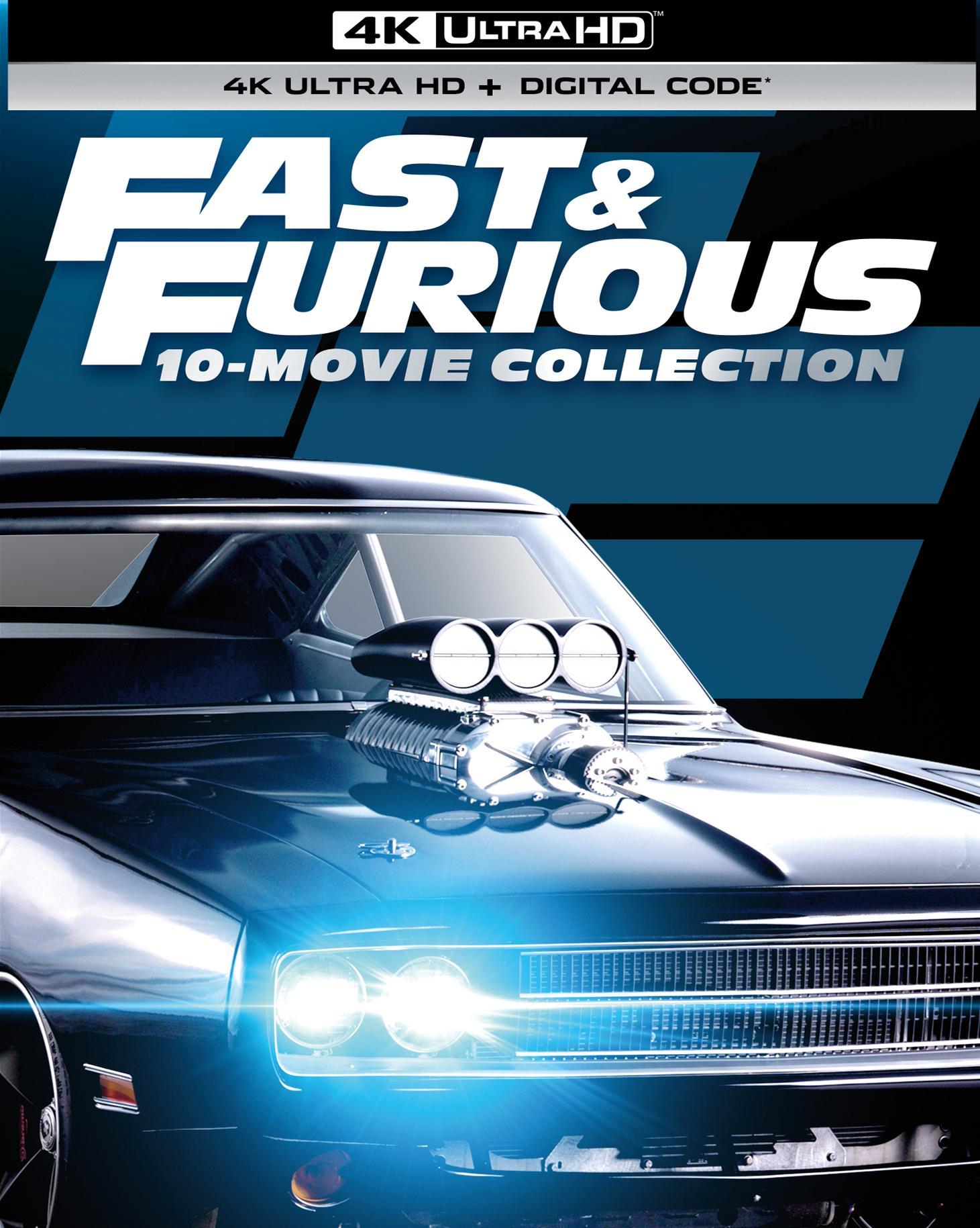 Fast & Furious: 10-movie Collection (Box Set) - UHD [ 2023 ]  - Action Movies On 4K Ultra HD Blu-ray - Movies On GRUV