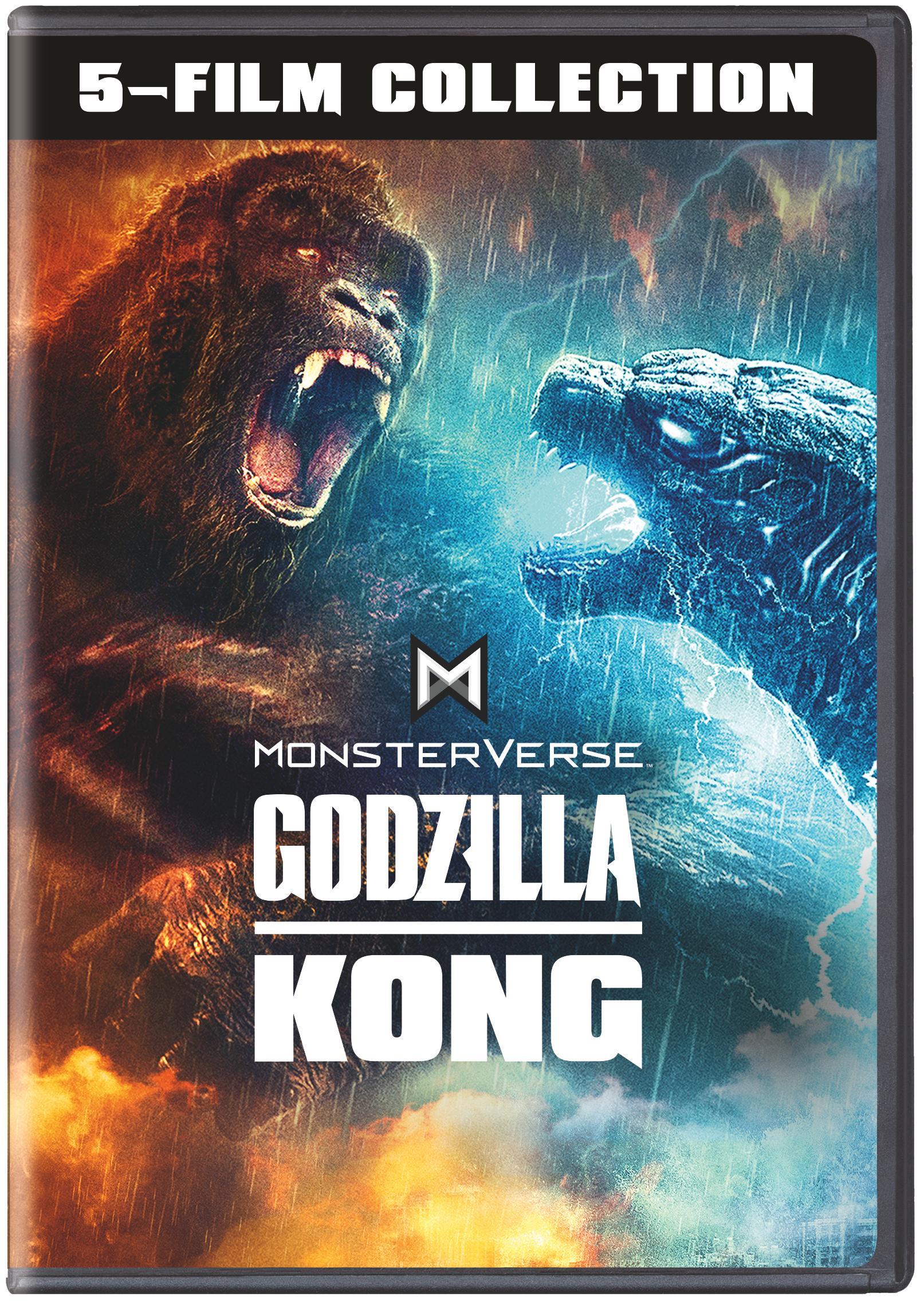 Buy Godzilla/Kong Monsterverse 5-Film Collection DVD | GRUV