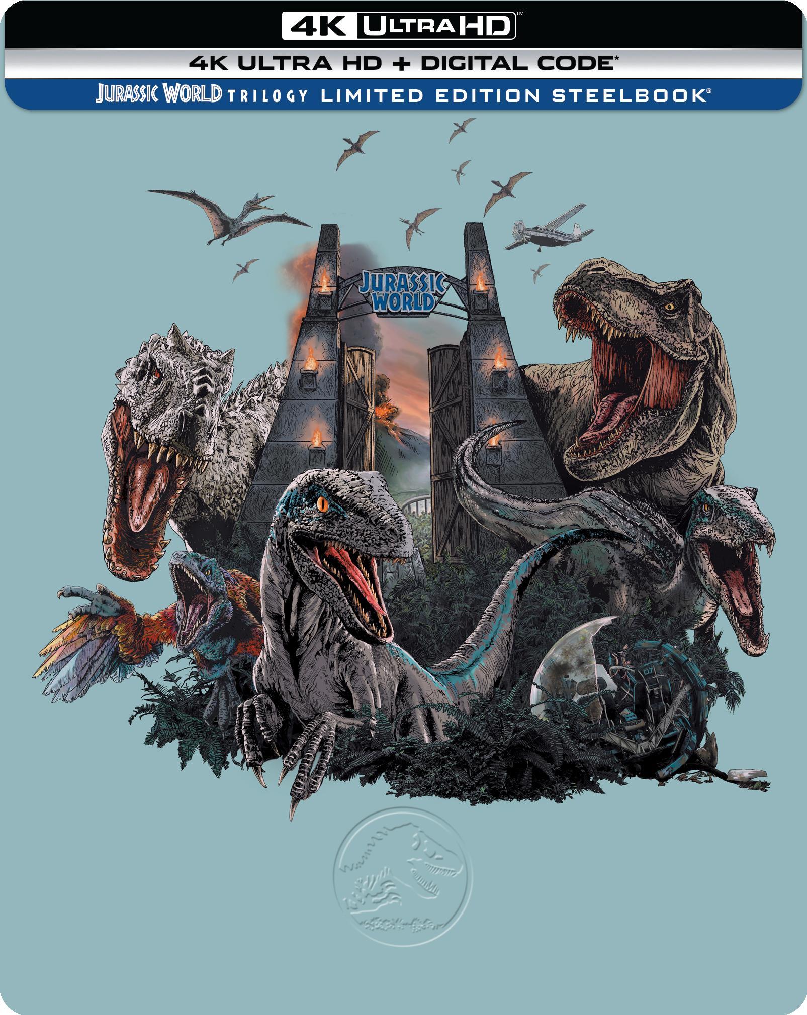 Jurassic World Trilogy (4K Ultra HD Steelbook + Digital) [UHD]