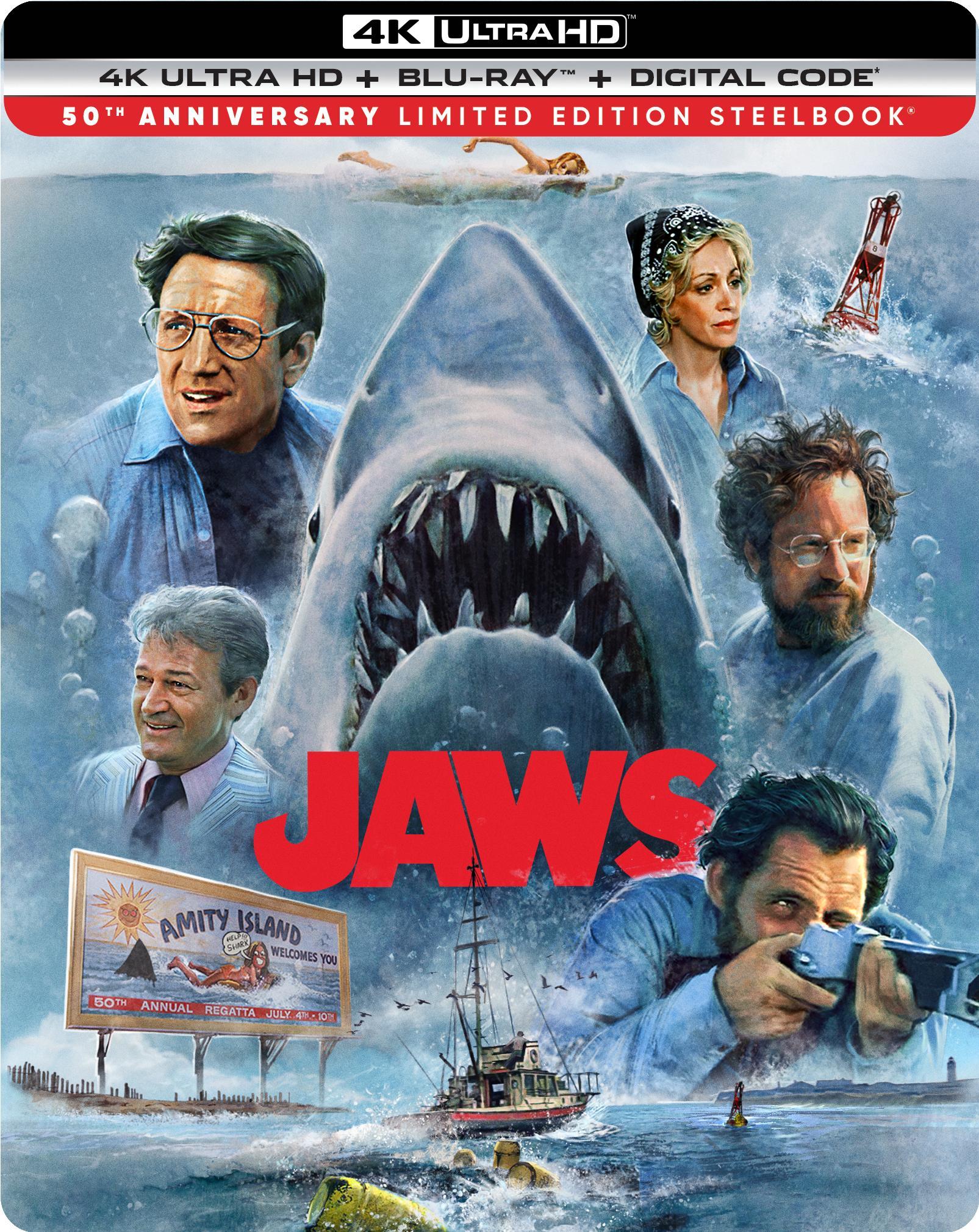 Jaws 50th Anniversary (Limited Edition Steelbook) [UHD]