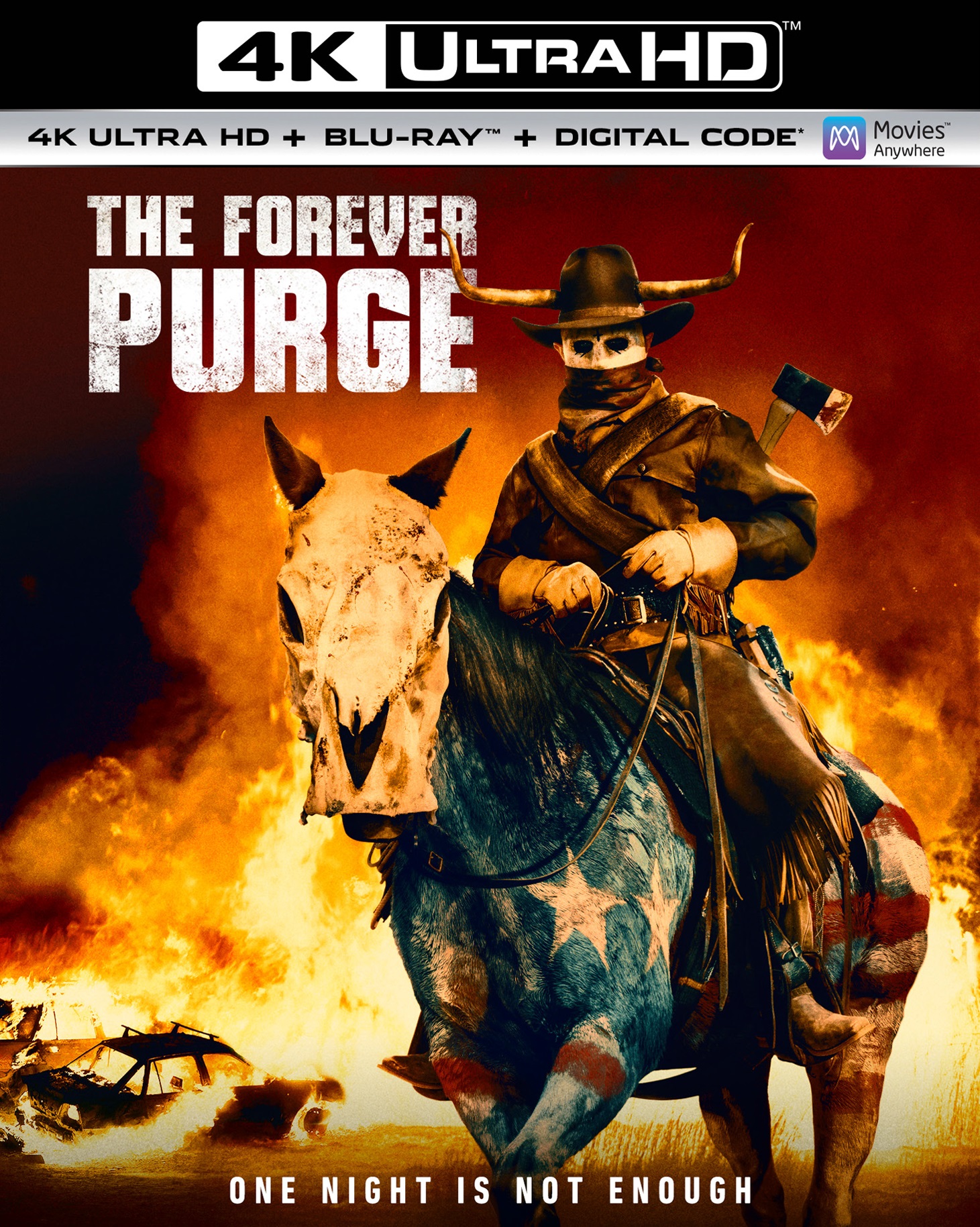 The Forever Purge (4K Ultra HD + Blu-ray) - UHD [ 2021 ]  - Horror Movies On 4K Ultra HD Blu-ray - Movies On GRUV