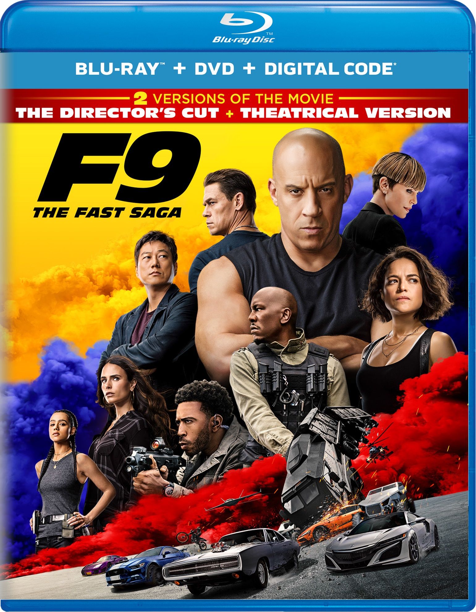 F9: The Fast Saga (with DVD) - Blu-ray [ 2021 ]  - Action Movies On Blu-ray - Movies On GRUV