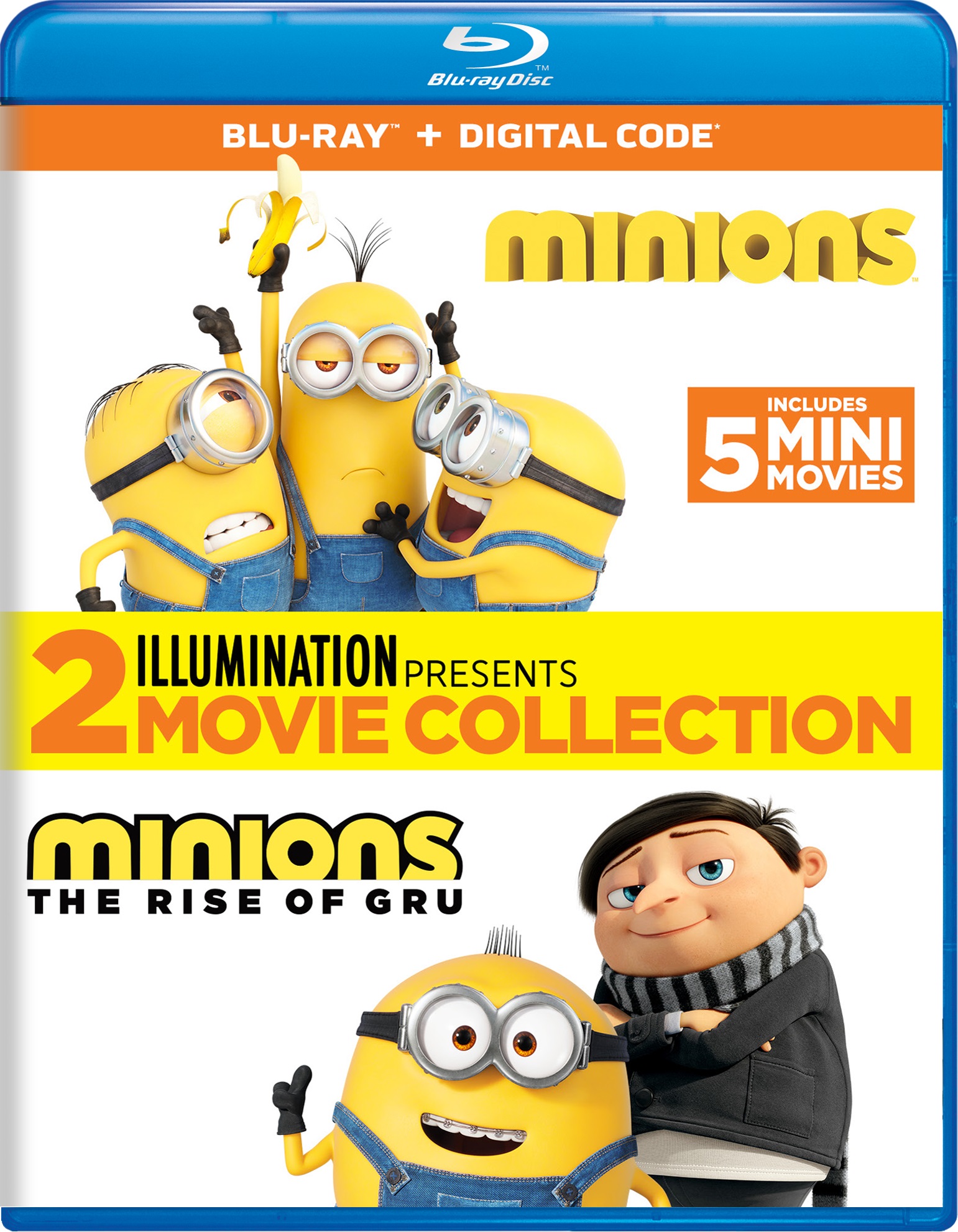 Minions: 2-movie Collection (Blu-ray Double Feature) - Blu-ray   - Animation Movies On Blu-ray - Movies On GRUV