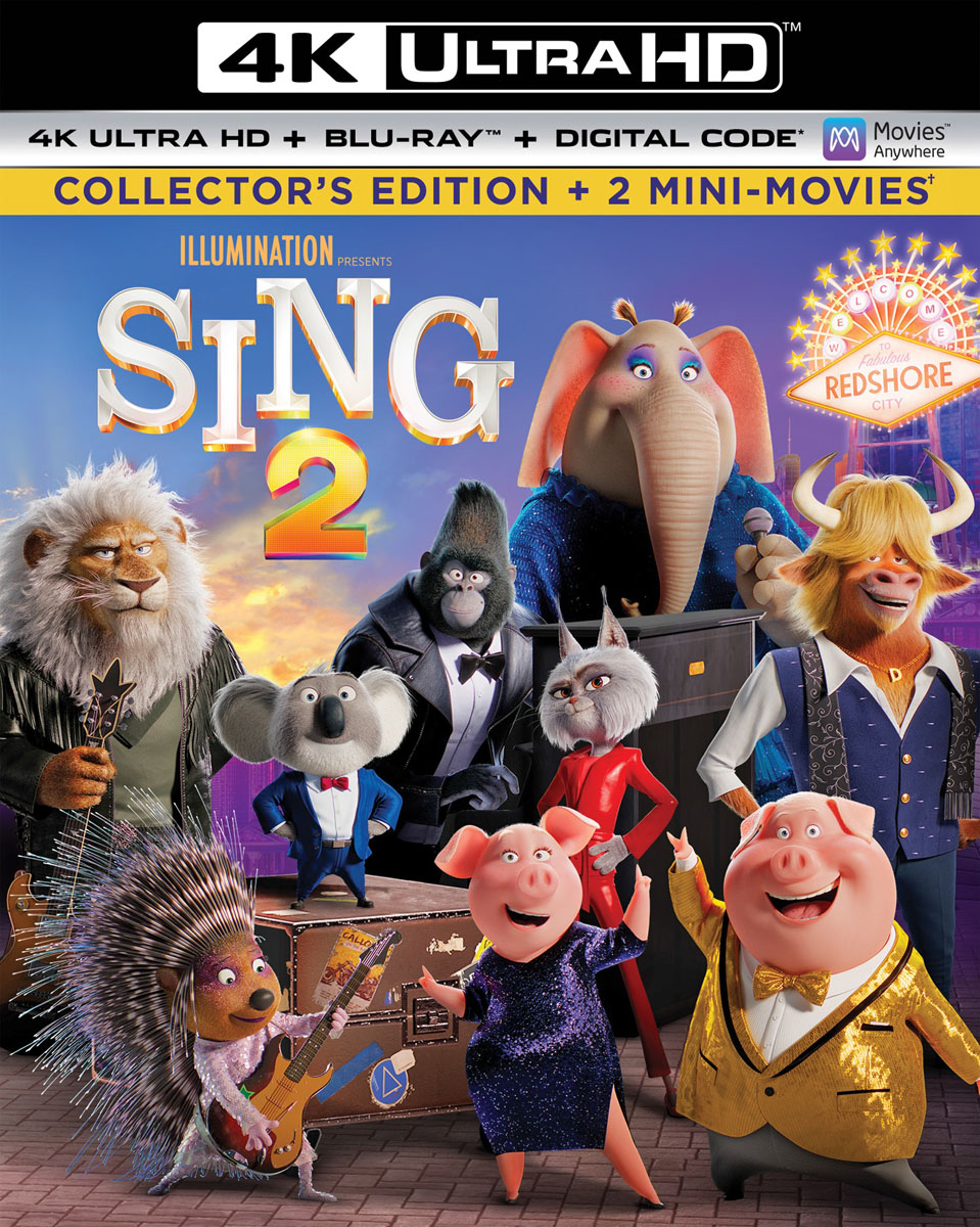 Sing 2 (4K Ultra HD + Blu-ray) - UHD [ 2021 ]  - Animation Movies On 4K Ultra HD Blu-ray - Movies On GRUV