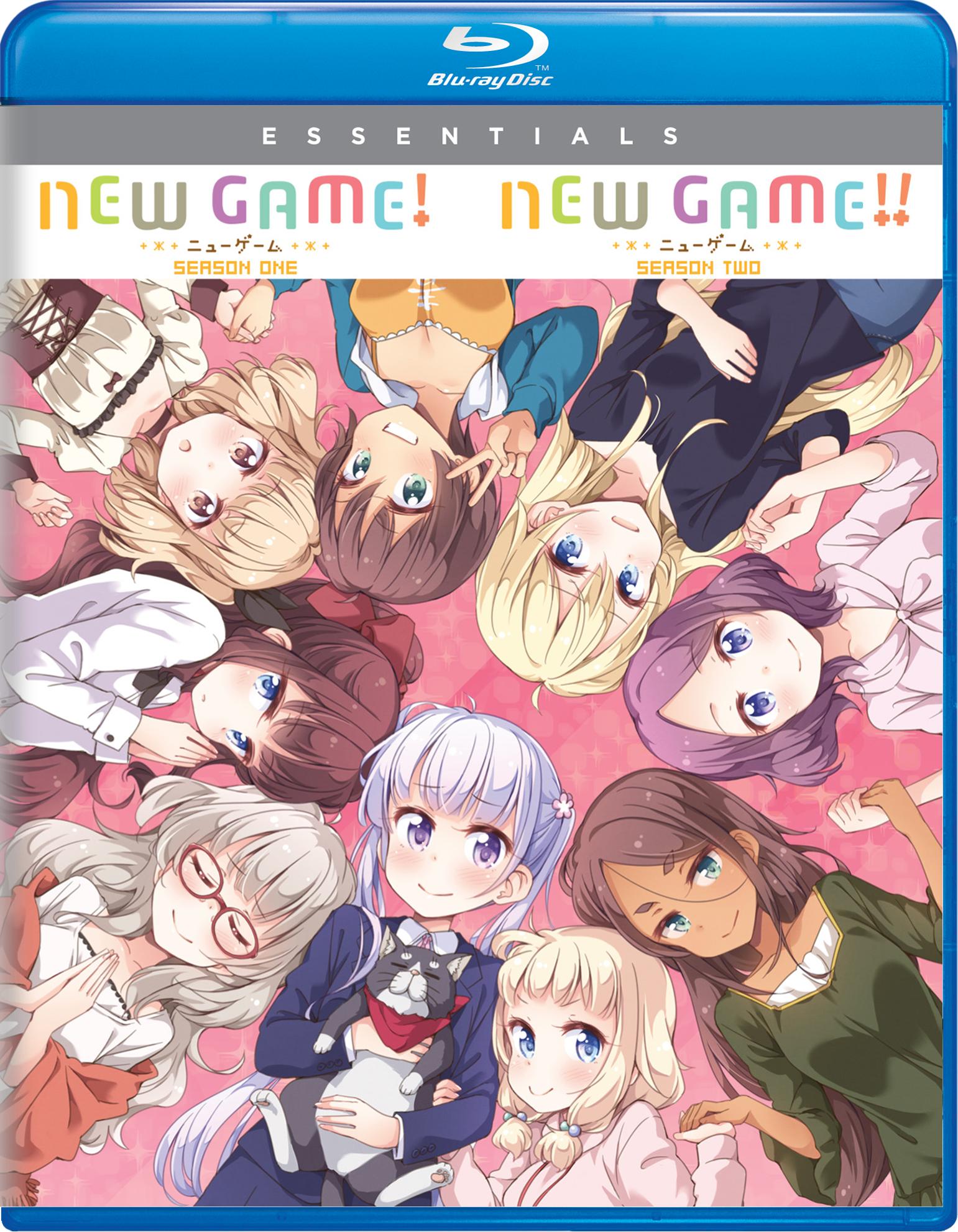NEW GAME!: Season One + NEW GAME!!: Season Two (Essentials Blu-ray + Digital) - Blu-ray