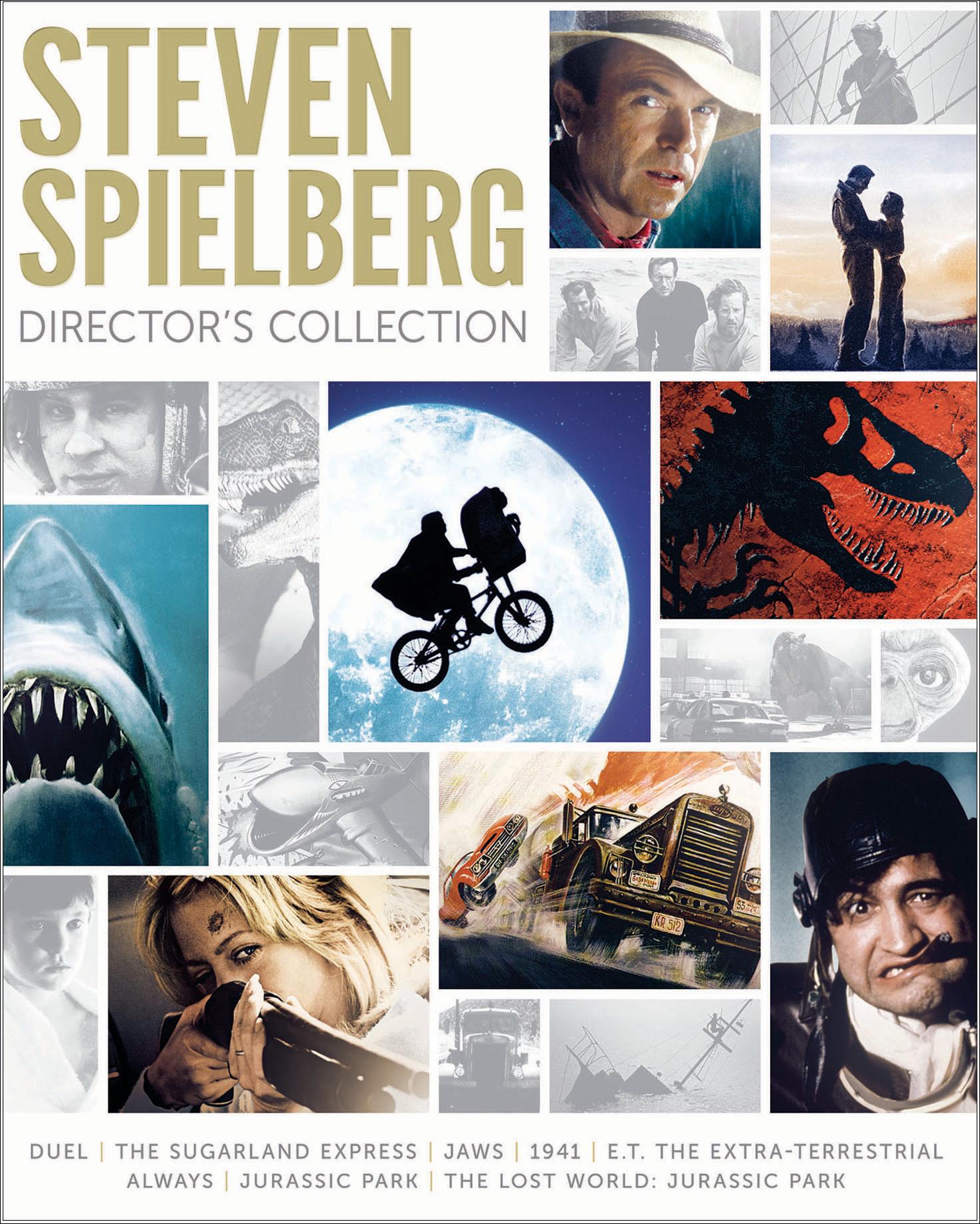 Steven Spielberg Director's Collection (Box Set) - Blu-ray   - Modern Classic Movies On Blu-ray - Movies On GRUV