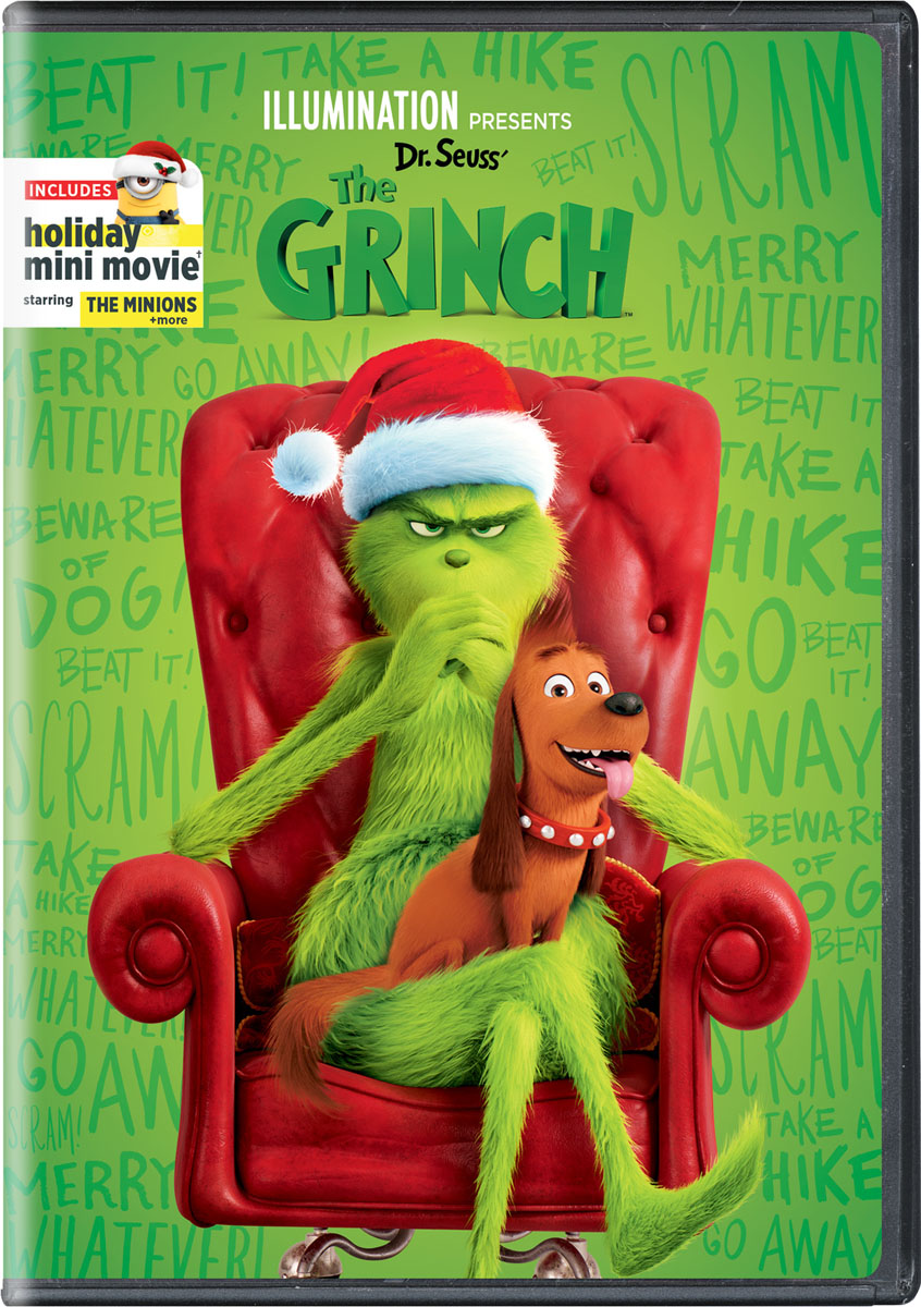 Illumination Presents: Dr. Seuss' The Grinch - DVD [ 2018 ]  - Children Movies On DVD - Movies On GRUV