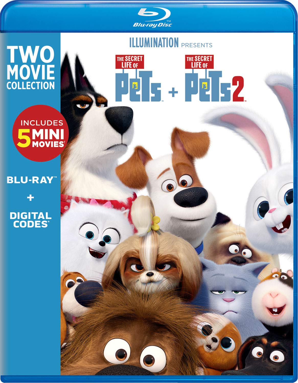 The Secret Life Of Pets 1 & 2 (Blu-ray Double Feature) - Blu-ray [ 2019 ]  - Animation Movies On Blu-ray - Movies On GRUV
