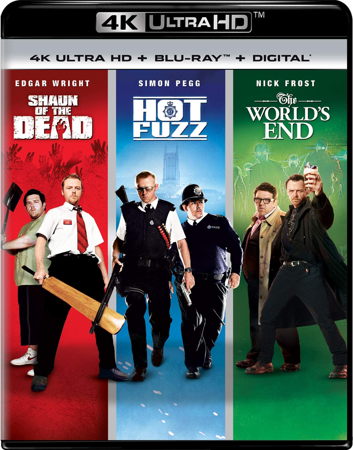 Shaun Of The Dead/Hot Fuzz/The World's End (4K Ultra HD) - UHD [ 2013 ]  - Comedy Movies On 4K Ultra HD Blu-ray - Movies On GRUV