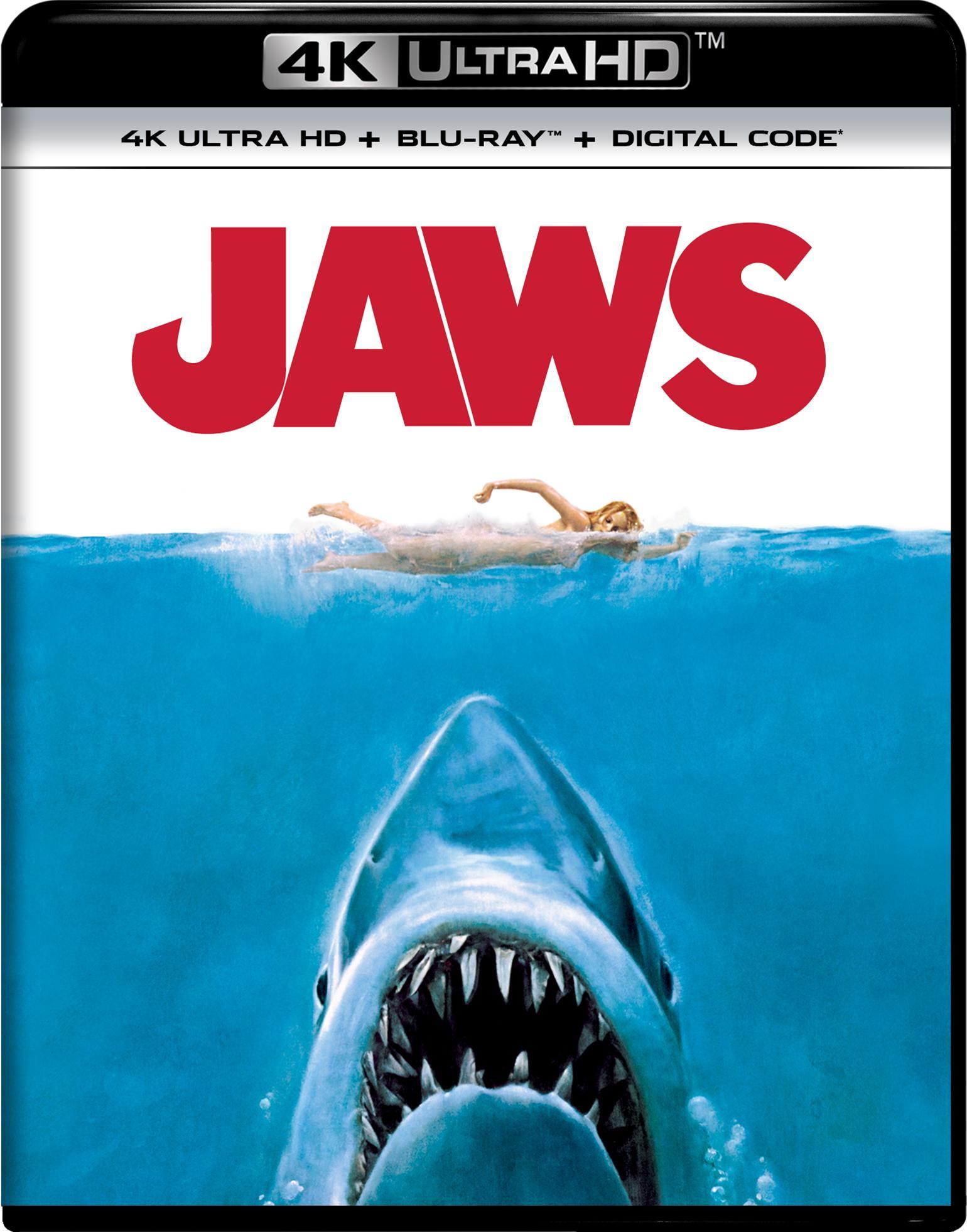 Jaws (4K Ultra HD + Blu-ray + Digital Copy) - UHD [ 1975 ]  - Thriller Movies On 4K Ultra HD Blu-ray - Movies On GRUV
