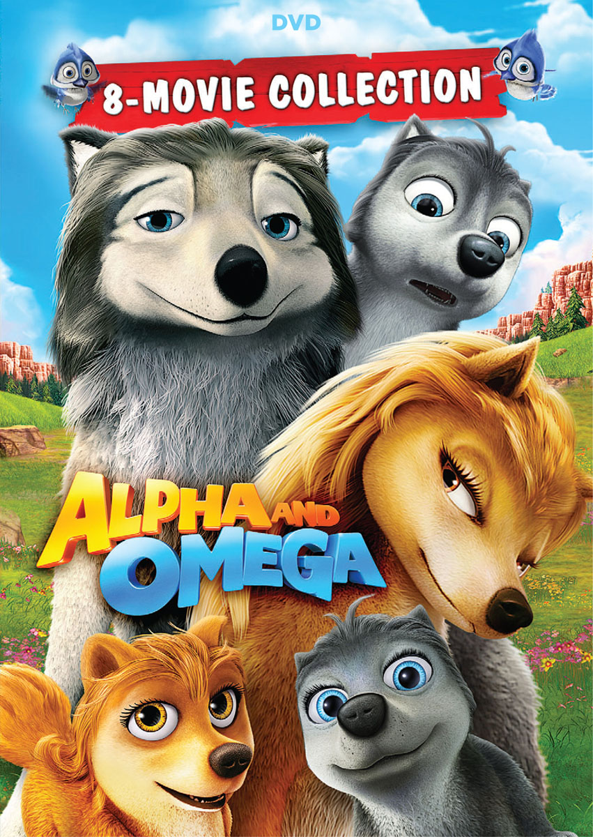 Alpha and Omega 3 The Great Wolf Games blu-ray label - DVD Covers