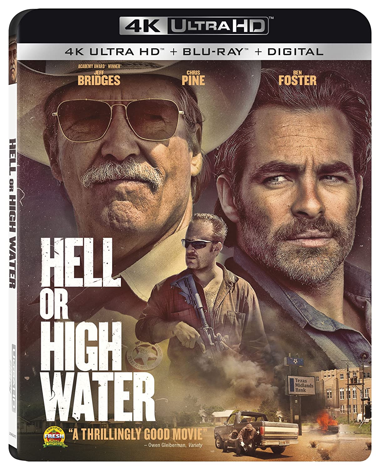 Hell Or High Water (4K Ultra HD + Blu-ray) - UHD [ 2016 ]  - Drama Movies On 4K Ultra HD Blu-ray - Movies On GRUV