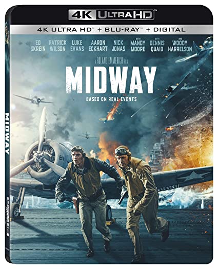 Midway (4K Ultra HD + Blu-ray + Digital) - UHD [ 2019 ]  - War Movies On 4K Ultra HD Blu-ray - Movies On GRUV