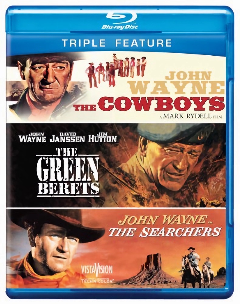 The Cowboys / Green Berets / Searchers (Blu-ray Triple Feature) - Blu-ray