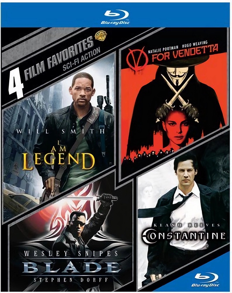 4 Film Favorites: Sci-Fi Action (Blu-ray Set) - Blu-ray   - Sci Fi Movies On Blu-ray - Movies On GRUV