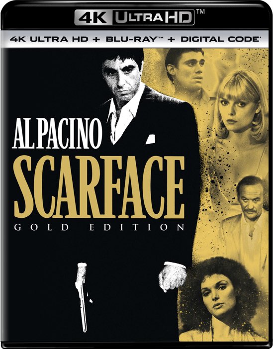 Scarface (4K Ultra HD Gold Collection) - UHD [ 1983 ]  - Drama Movies On 4K Ultra HD Blu-ray - Movies On GRUV