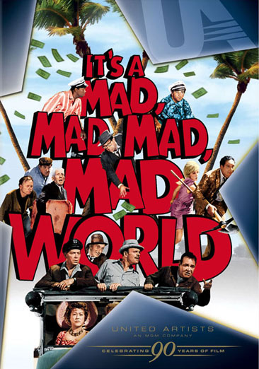 It's A Mad, Mad, Mad, Mad World (DVD AFI Art) - DVD [ 1963 ]  - Modern Classic Movies On DVD - Movies On GRUV