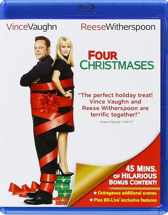 Four Christmases (Blu-ray New Box Art) - Blu-ray [ 2008 ]  - Comedy Movies On Blu-ray - Movies On GRUV
