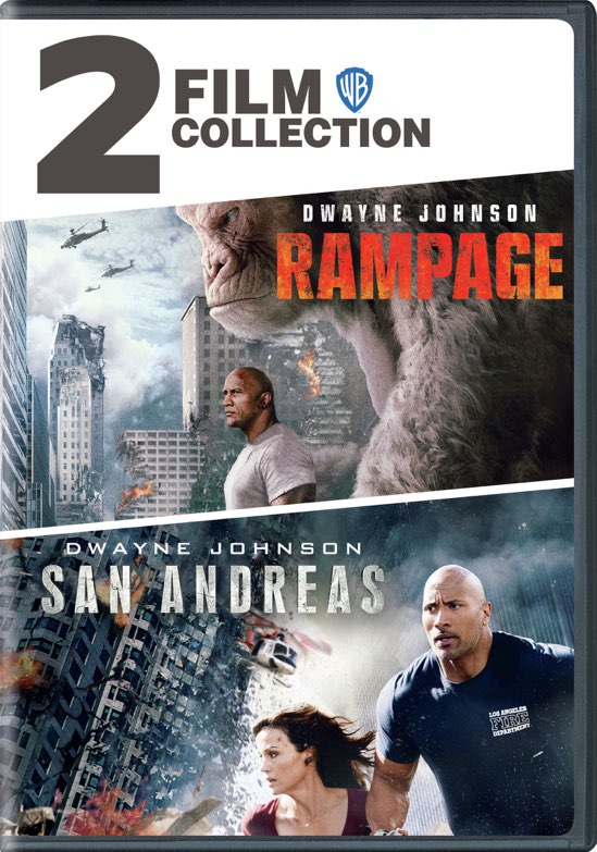 San Andreas/Rampage (DVD Double Feature) - DVD [ 2018 ]  - Thriller Movies On DVD - Movies On GRUV