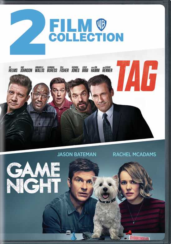 2 Film Collection Tag and Game Night (DVD Movie 2020) Double Feature! Brand  New! 883929718832