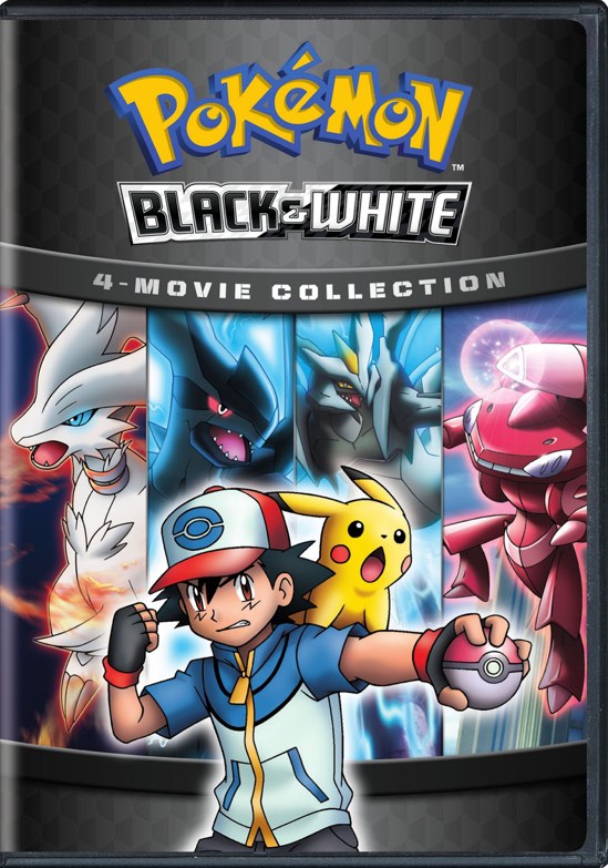 Pokémon: Black & White - 4-movie Collection (DVD Set) - DVD [ 2019 ]  - Anime Television On DVD - TV Shows On GRUV