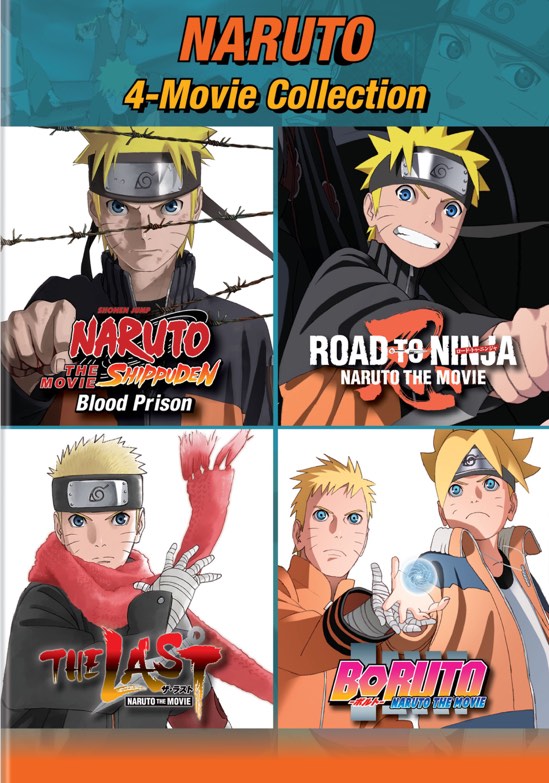 Naruto: 4-movie Collection (Box Set) - DVD [ 2020 ]  - Anime Movies On DVD - Movies On GRUV