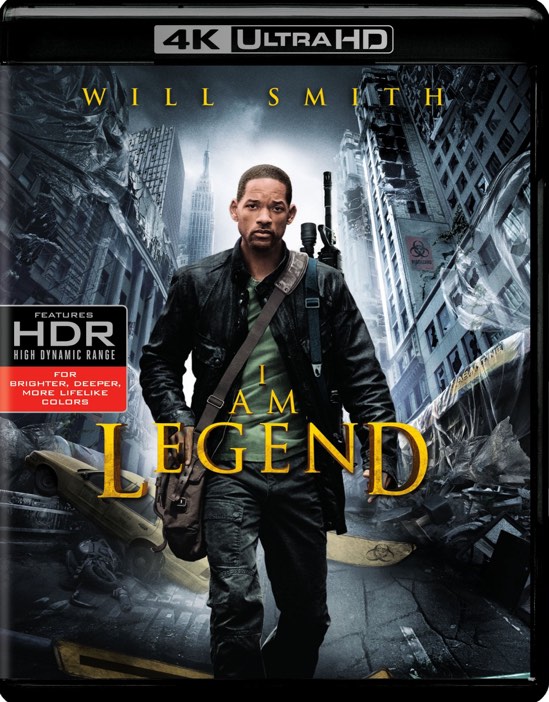 I Am Legend (4K Ultra HD + Blu-ray) - UHD [ 2007 ]  - Action Movies On 4K Ultra HD Blu-ray - Movies On GRUV