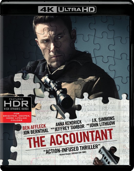 The Accountant (4K Ultra HD + Blu-ray) - UHD [ 2016 ]  - Drama Movies On 4K Ultra HD Blu-ray - Movies On GRUV